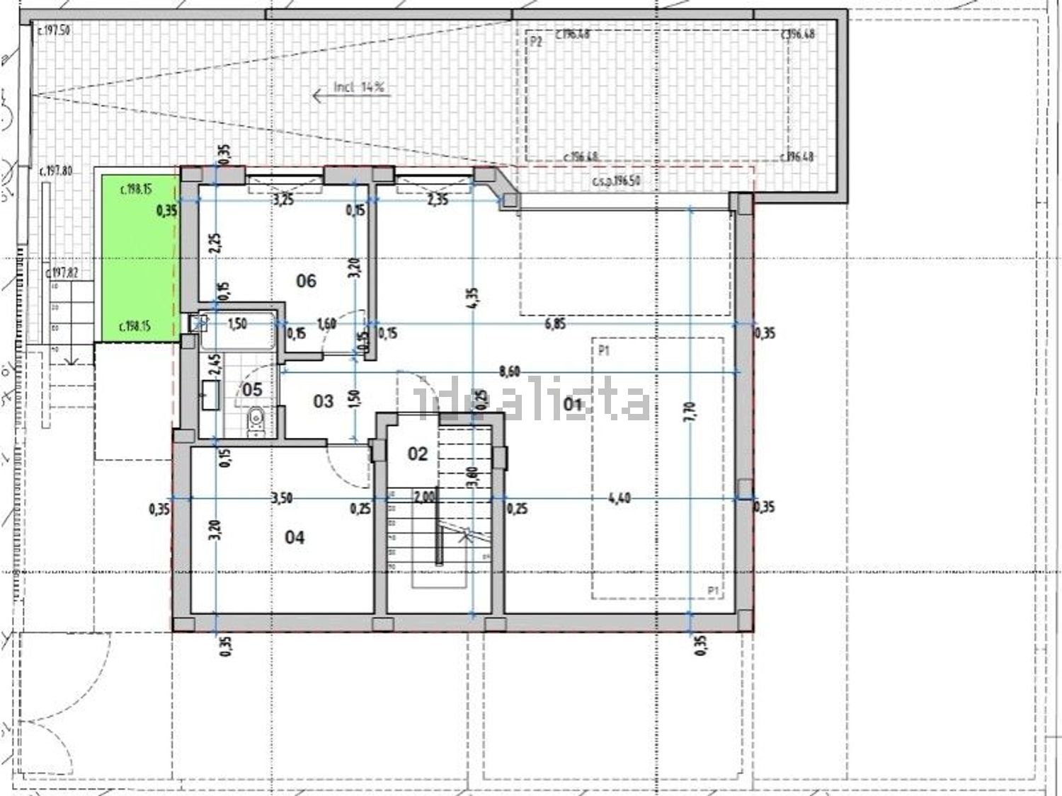 小楼房或独栋别墅出售在Pontinha e Famões - 平面图