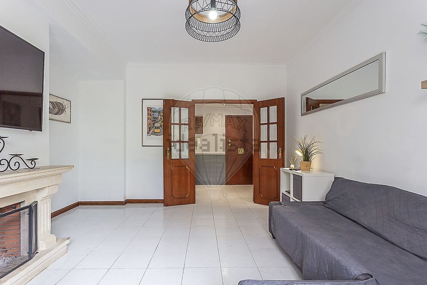 出租公寓 t2在Praça Arquimedes Silva Santos - 客厅