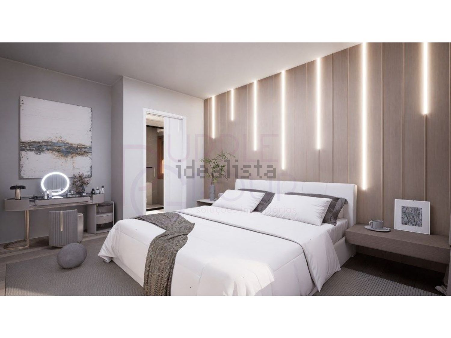 双拼别墅出售在Pinhal do General - 卧室