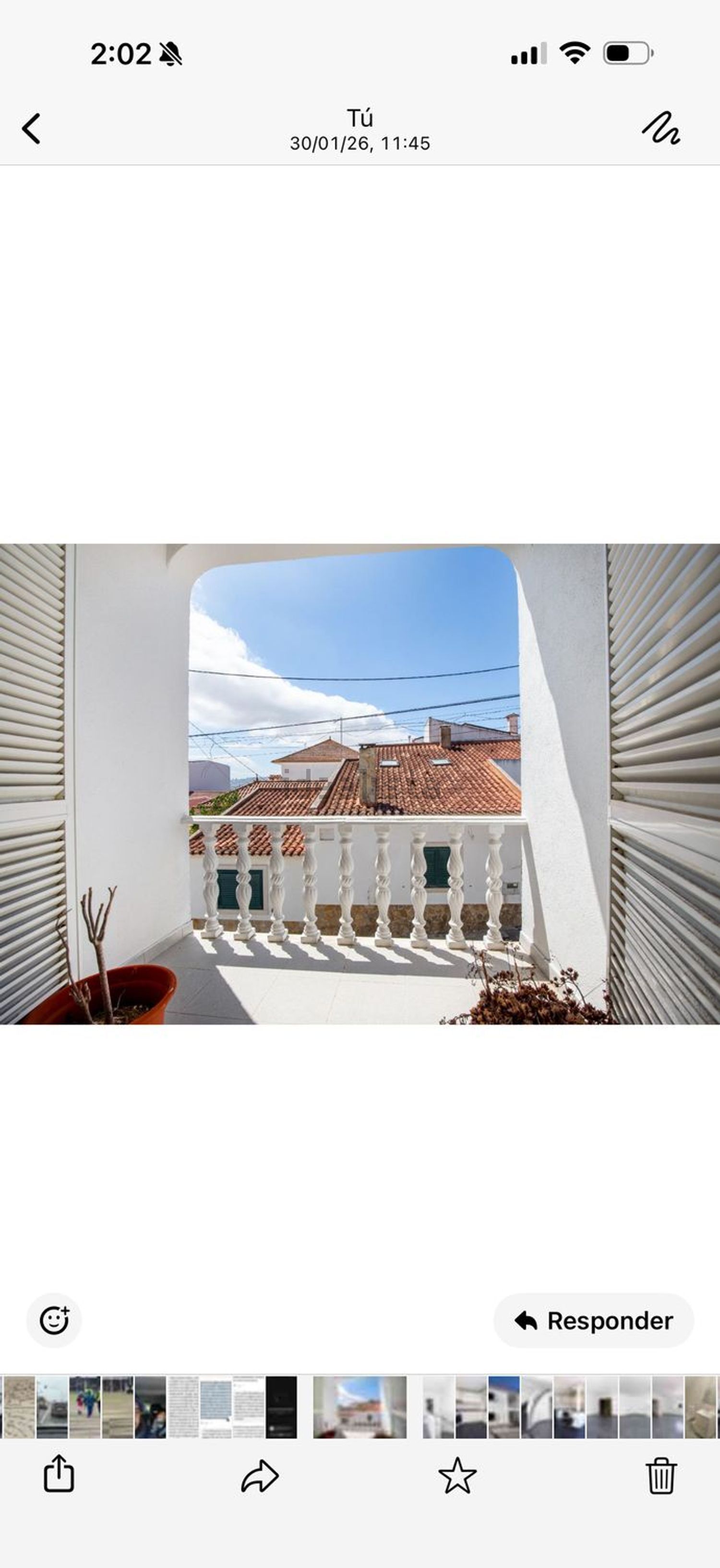 出租小镇楼房在Rua dos Bombeiros Voluntários, 24 - 阳台