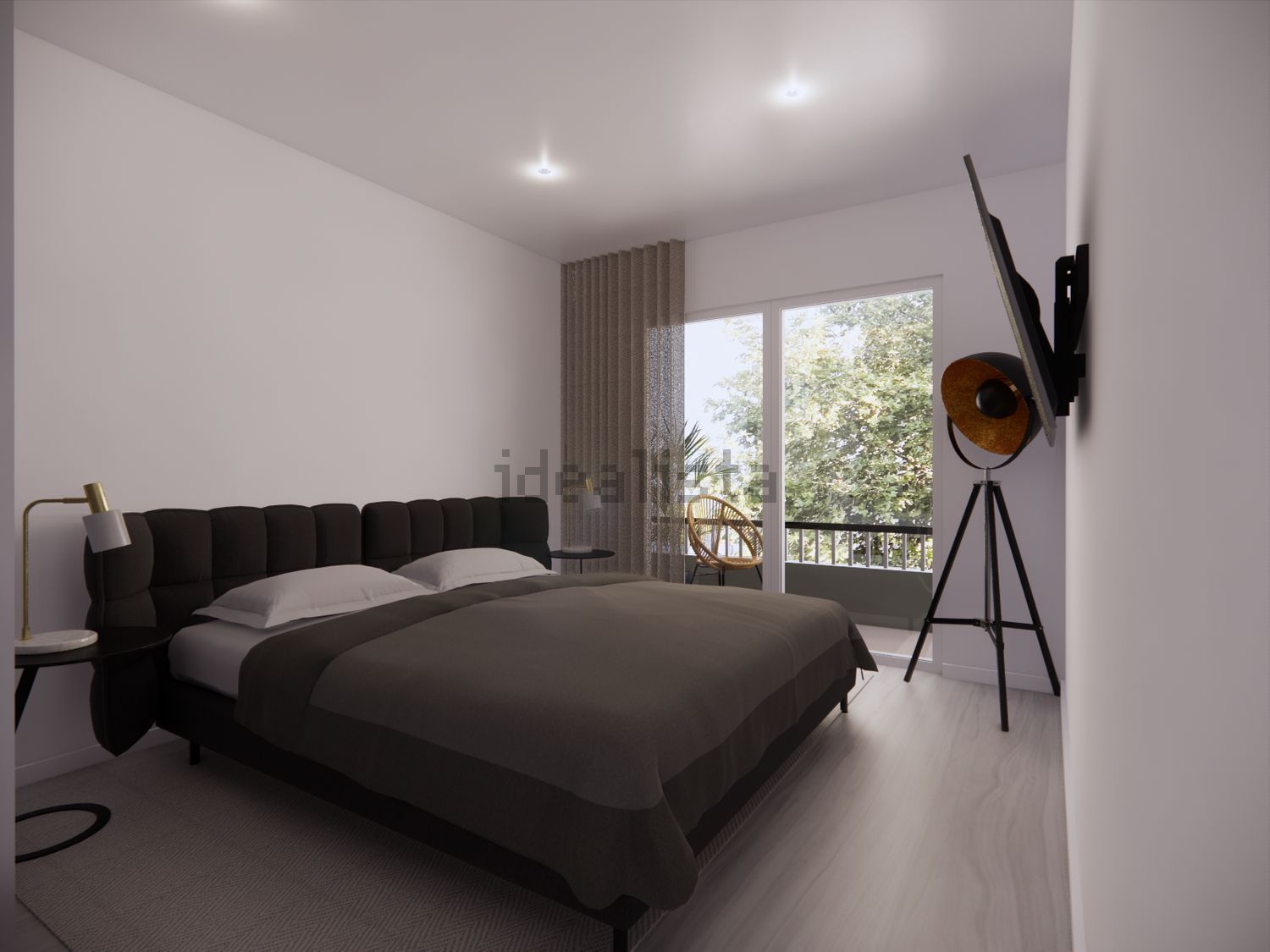 公寓 t2出售在Rua 1º de Maio, 40 - 卧室