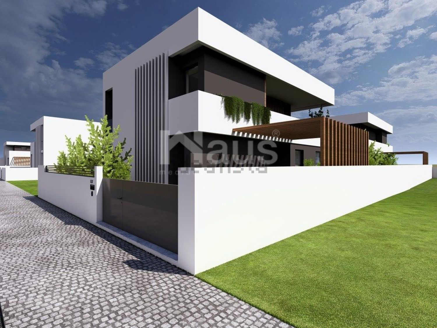 双拼别墅出售在Rua da Igreja - 外立面