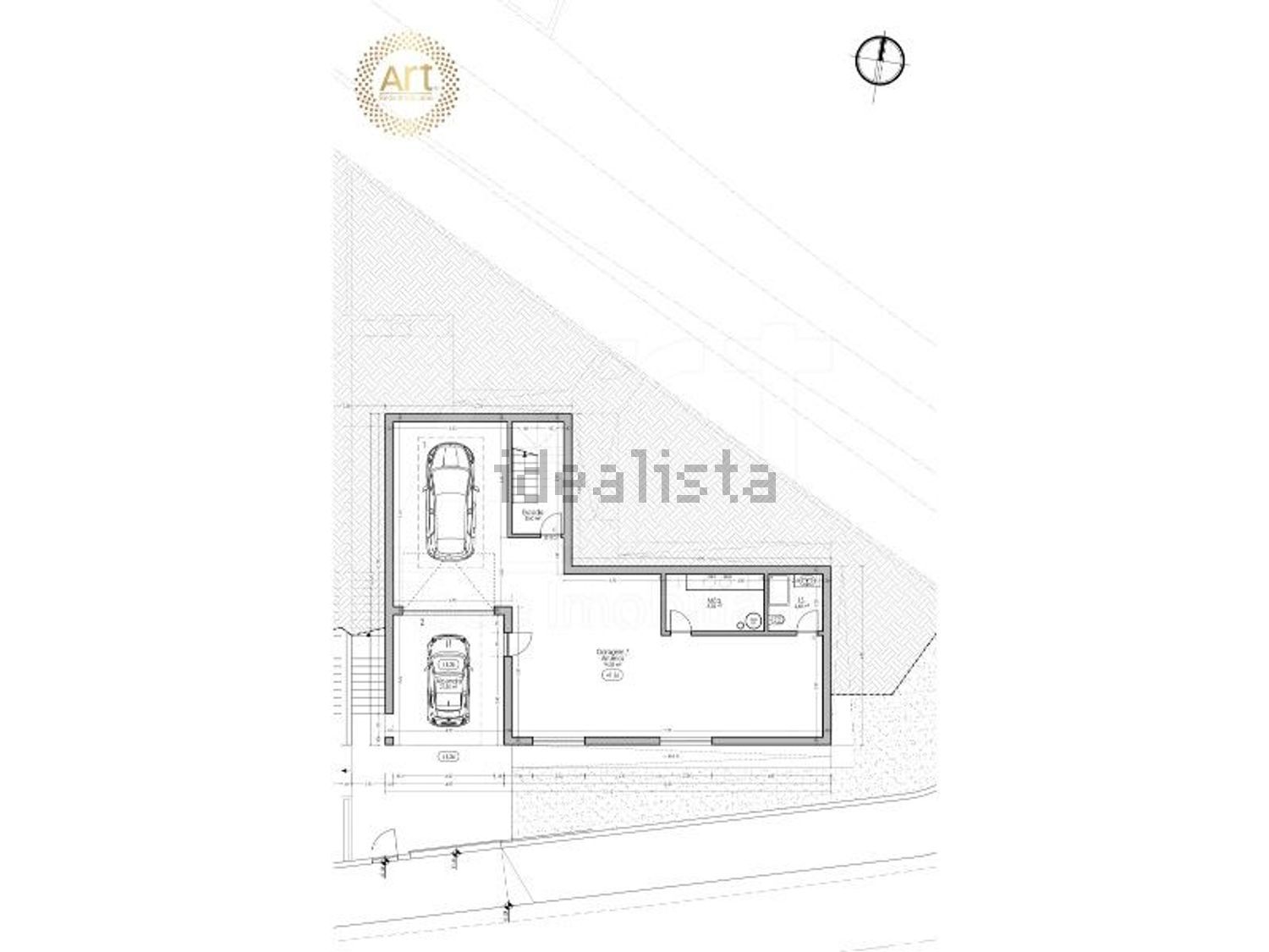 小楼房或独栋别墅出售在Avenida Principal - 平面图