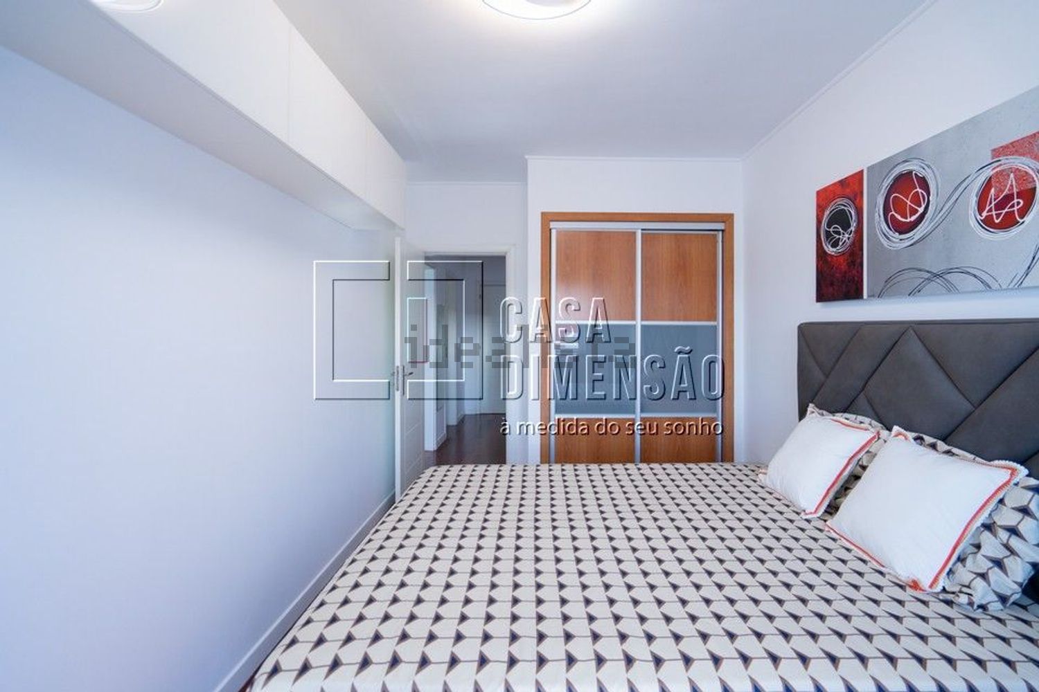 出租公寓 t2在Serra de Carnaxide - Parque de Santa Cruz - 卧室