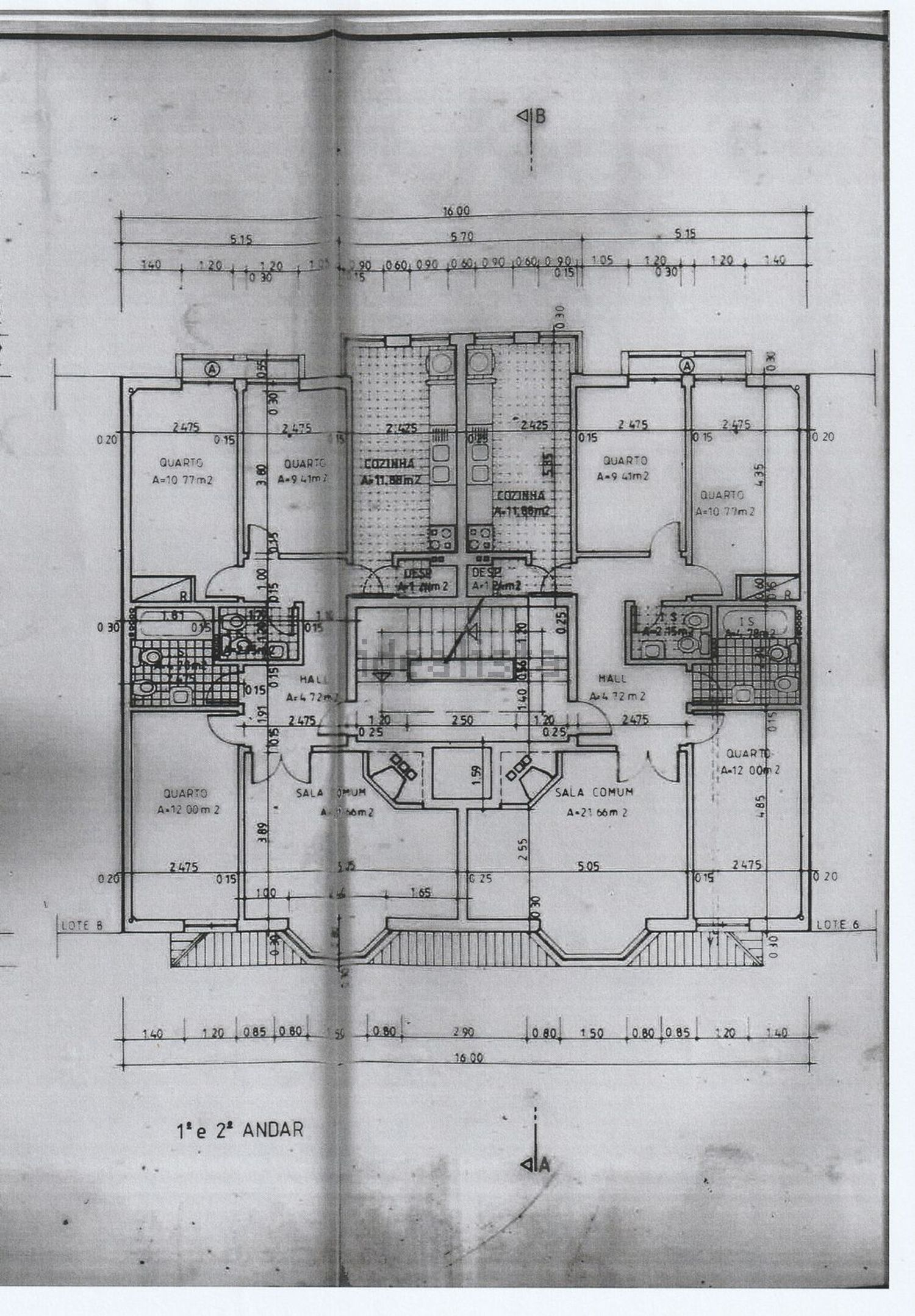 公寓 t3出售在Praça da Restauração - 平面图
