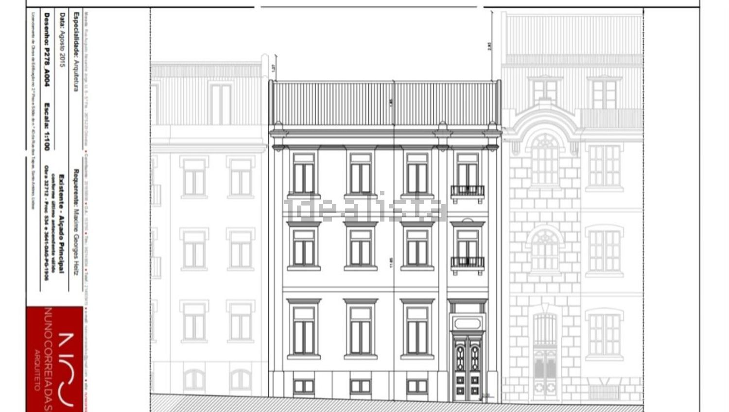 复式公寓出售在Rua das Taipas - 平面图