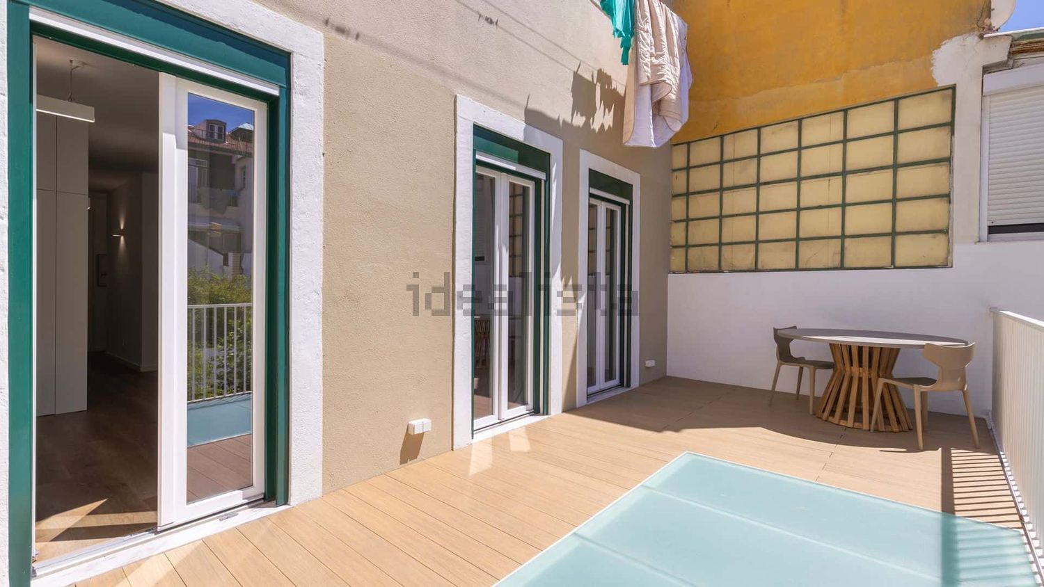 出租公寓 t2在Rua Afonso Annes Penedo, 14 - 阳台