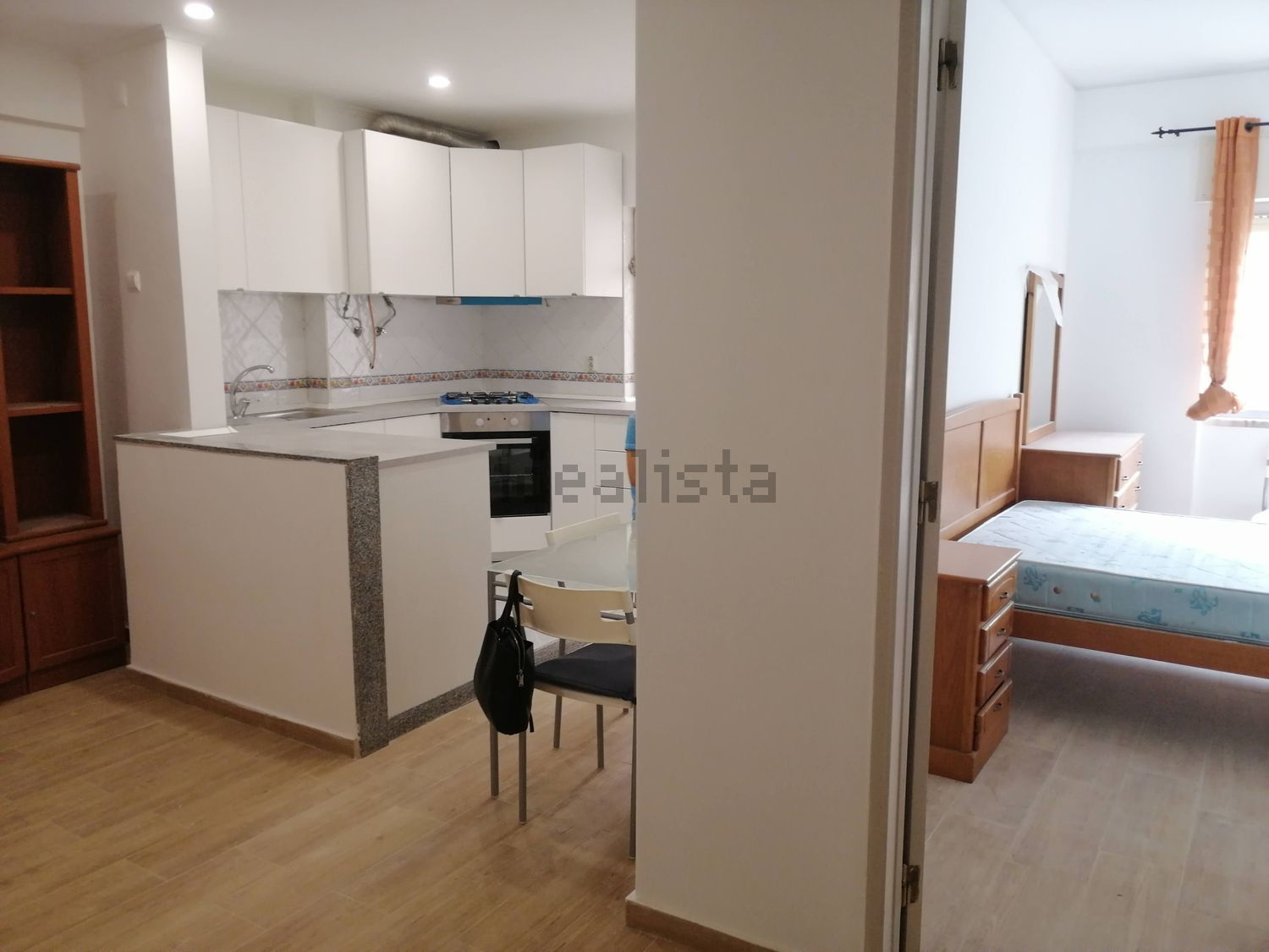 出租公寓 t1在Rua Correia Teles, 1 - 厨房