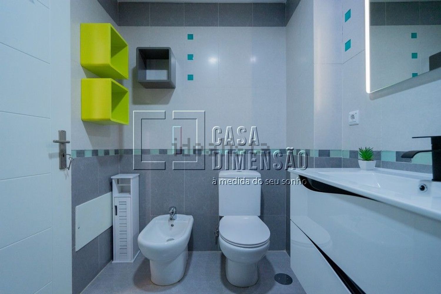 出租公寓 t2在Serra de Carnaxide - Parque de Santa Cruz - 卫生间