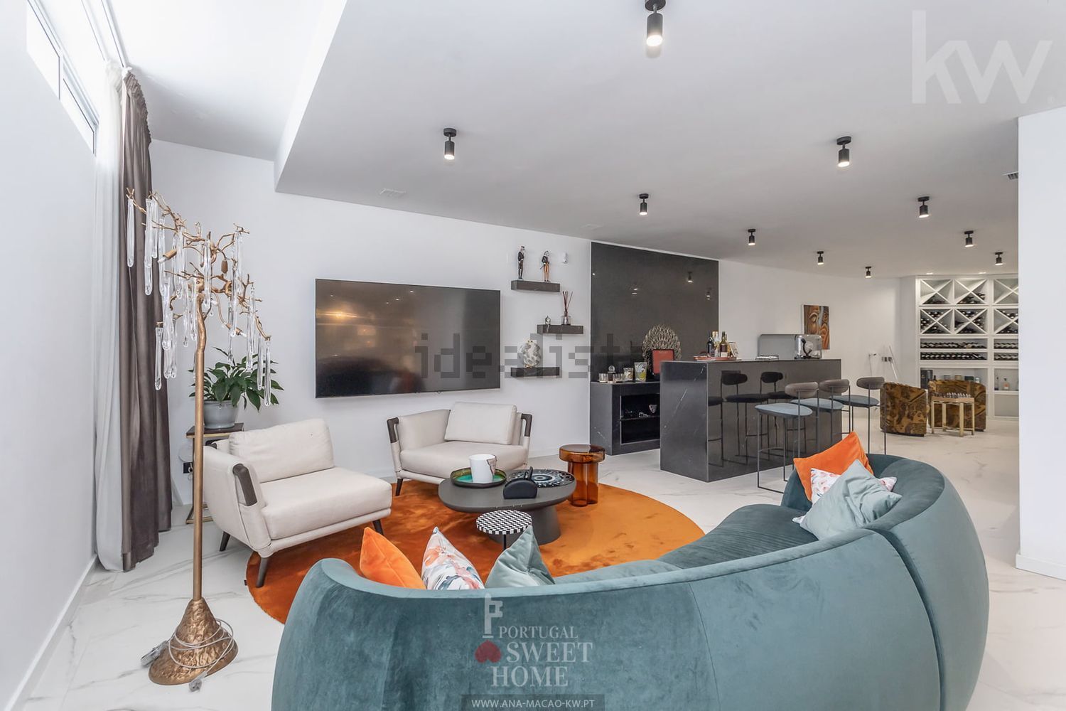 小楼房或独栋别墅出售在Beloura - Penha Longa - 客厅