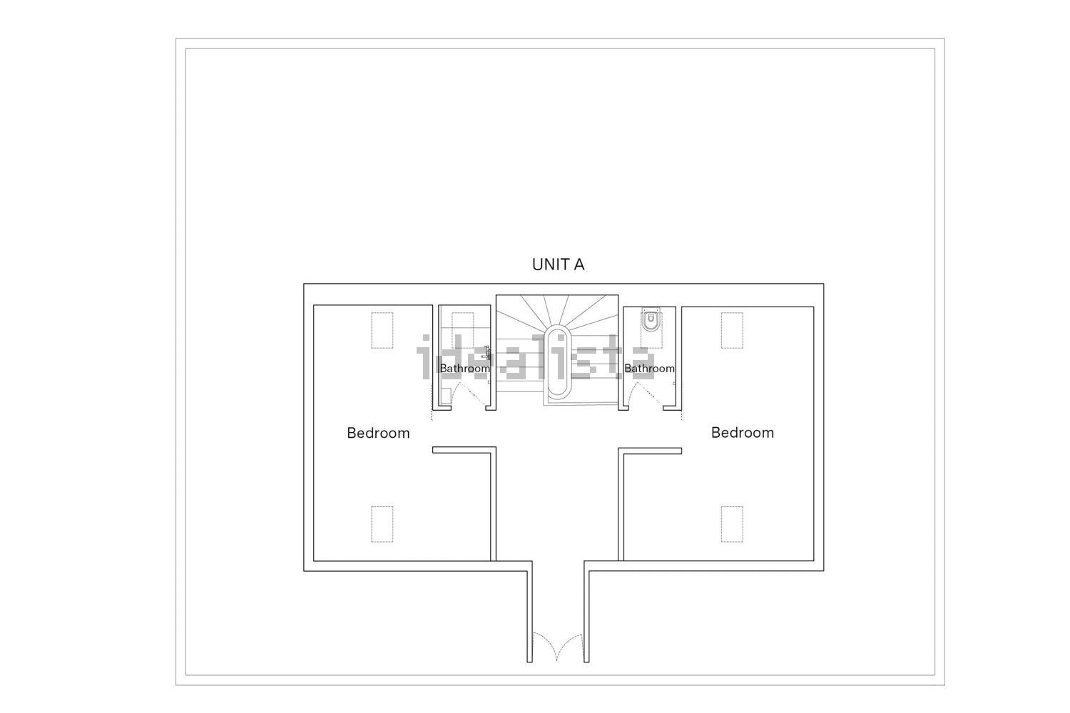 小楼房或别墅出售在Dois Portos e Runa - 平面图