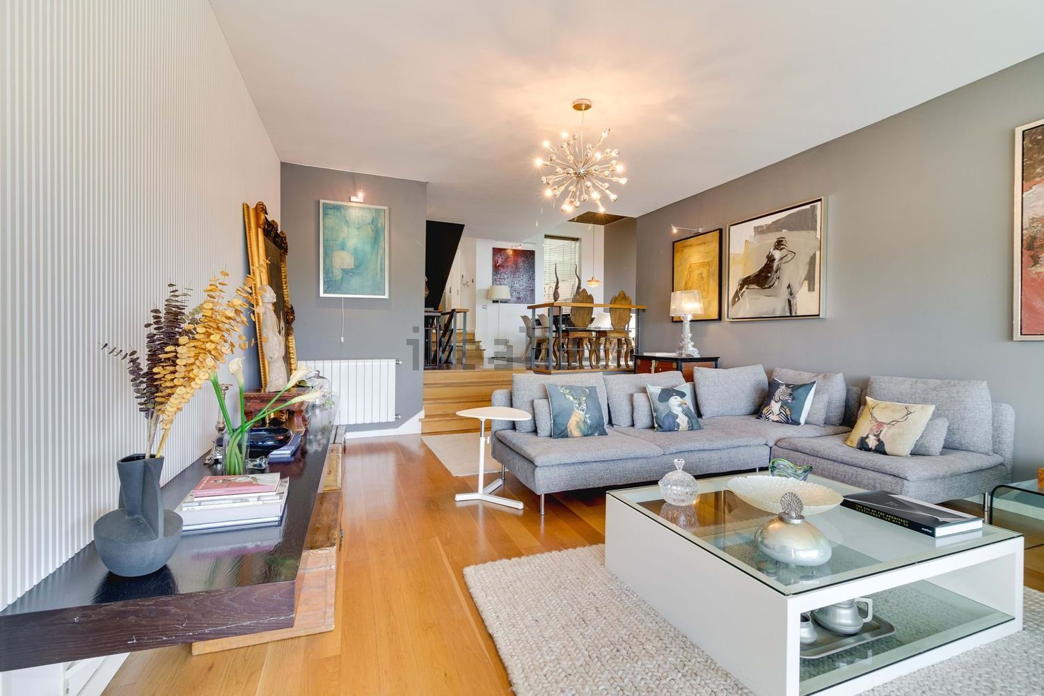 出租双拼别墅在Rua do Bocal - 客厅