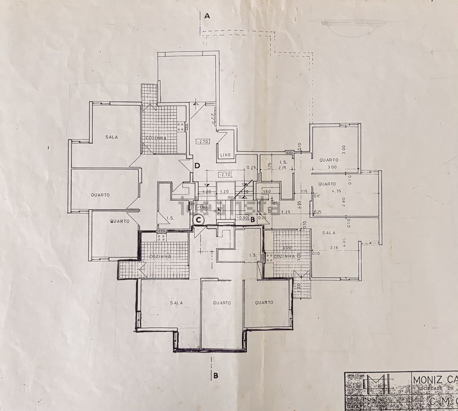 公寓 t2出售在Praceta de Cabo Verde, 70 - 平面图