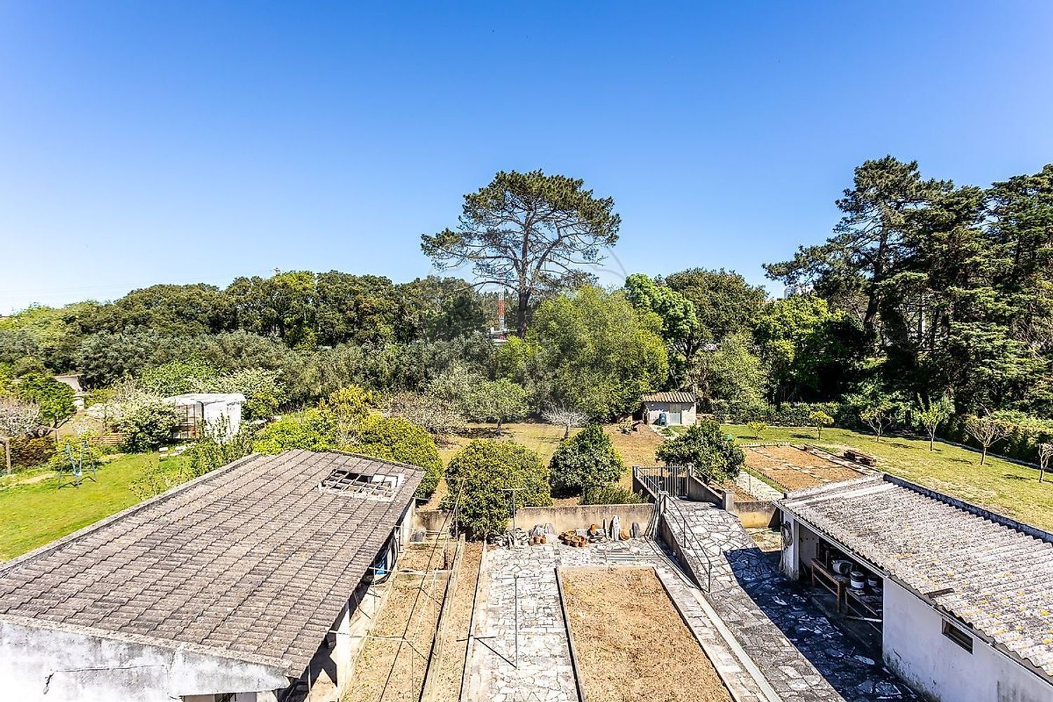 小楼房或独栋别墅出售在Serra das Minas - 花园