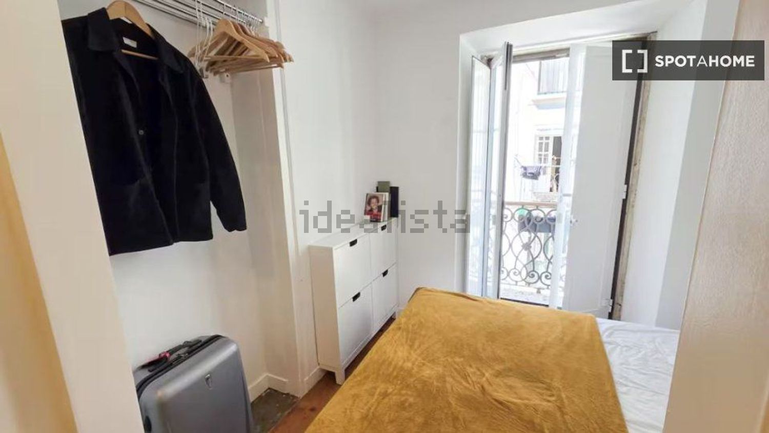 出租t0（单人公寓）在Largo do Sequeira - 卧室