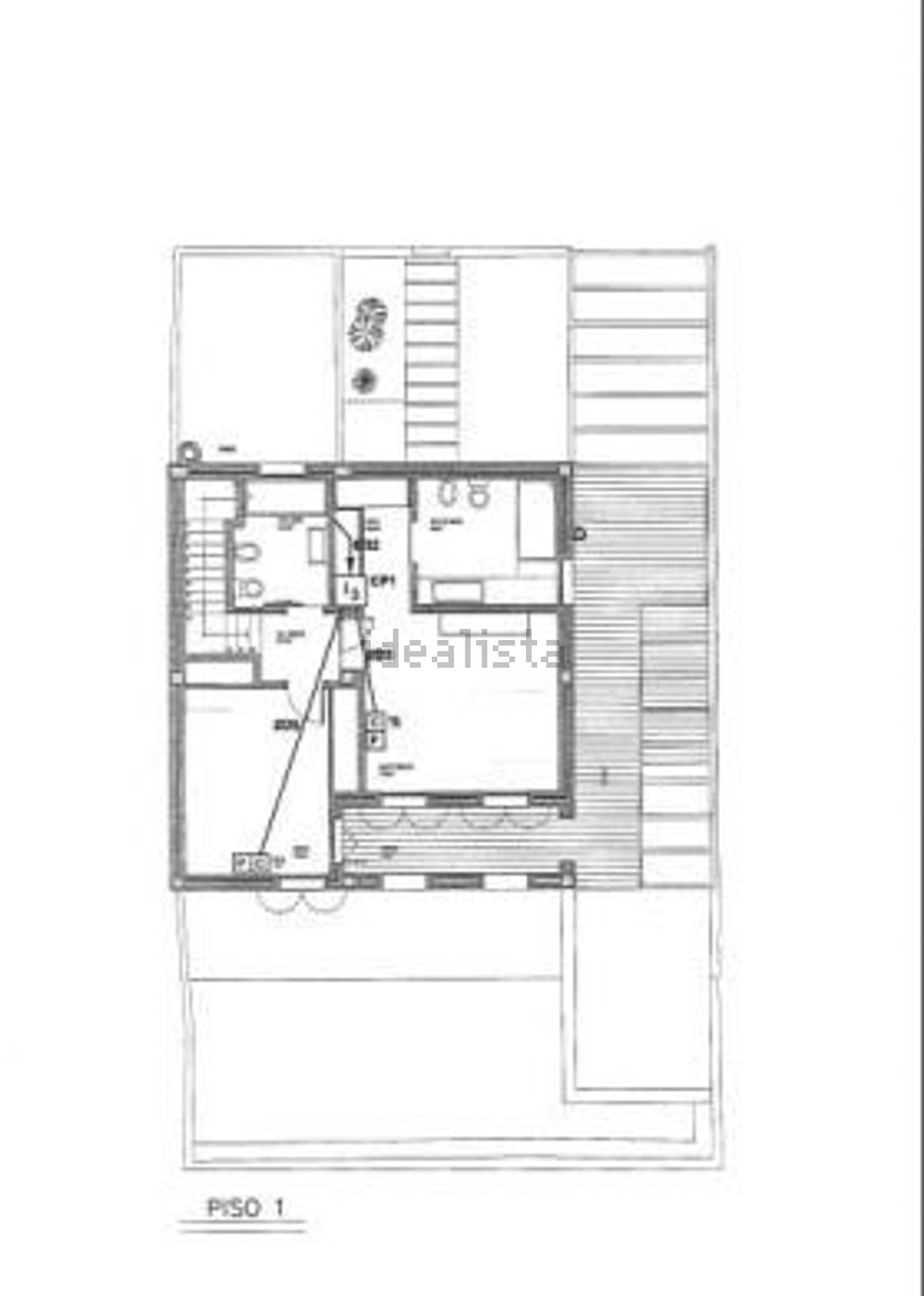 小楼房或独栋别墅出售在Rua da Mondina - 平面图