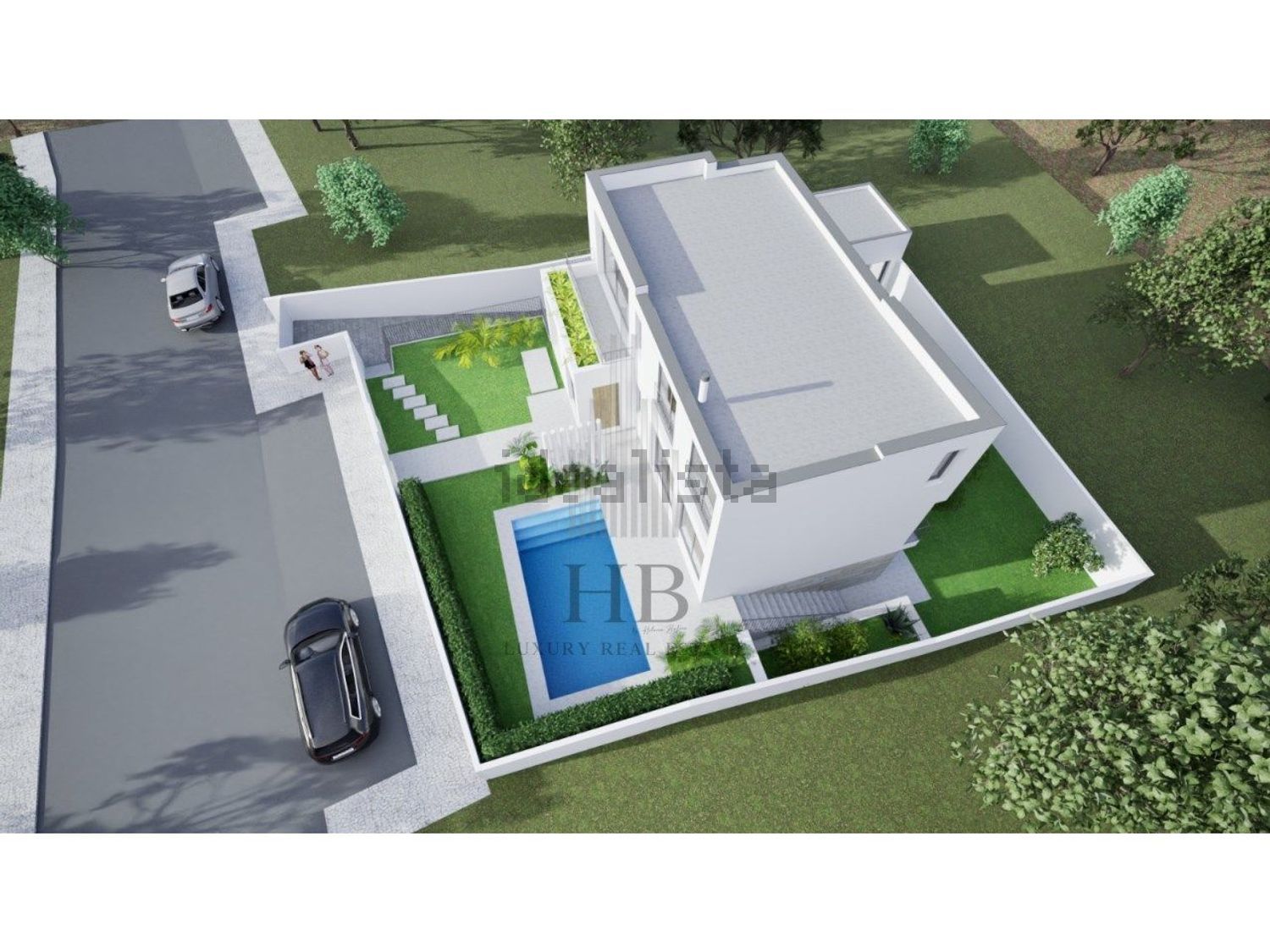 小楼房或独栋别墅出售Pobral - 平面图