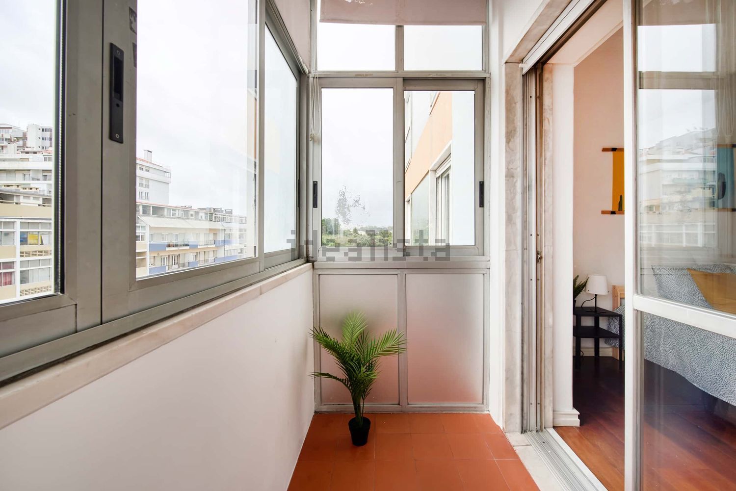 出租房间在Rua Professor Reinaldo dos Santos, 5 - 阳台