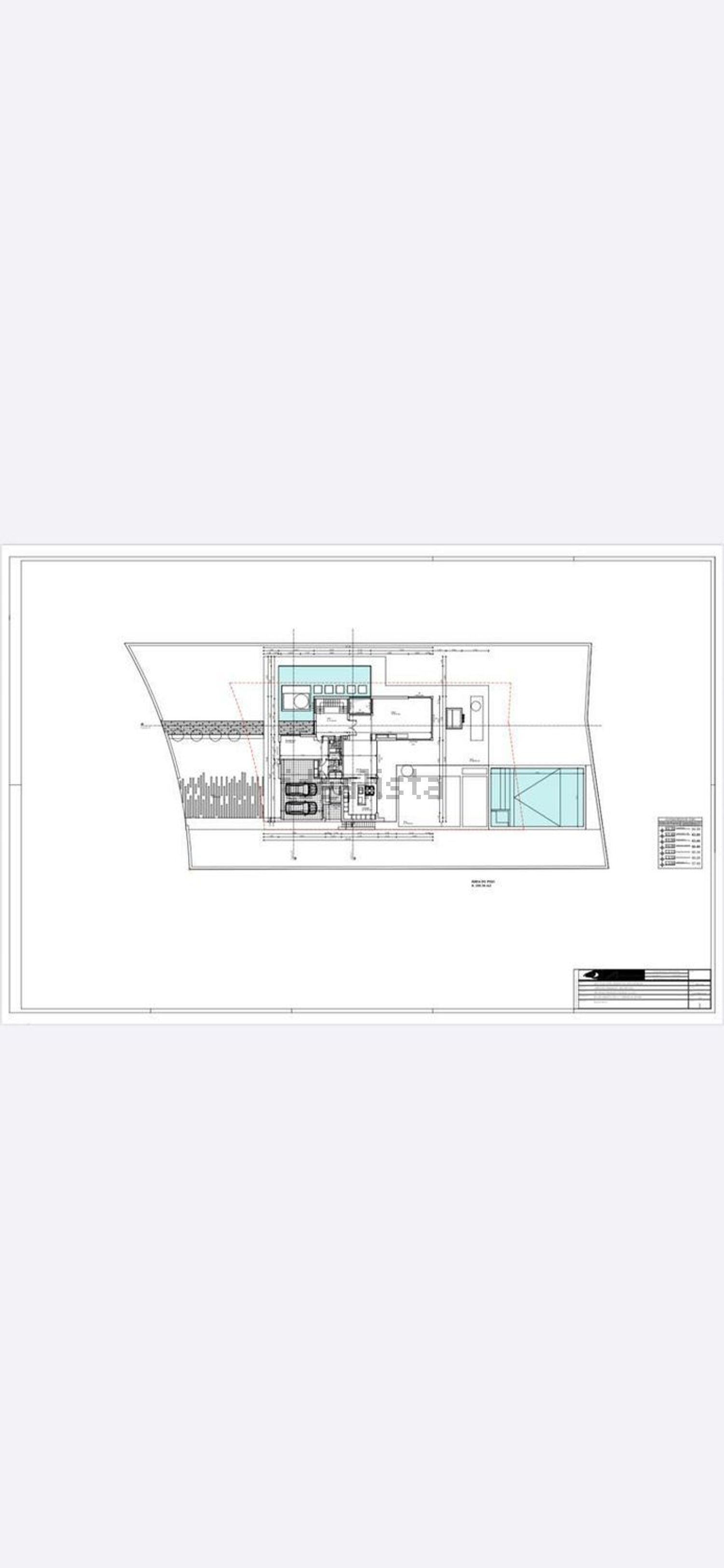 小楼房或独栋别墅出售在Rua das Mimosas - 平面图