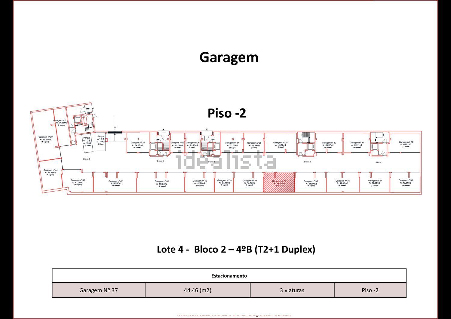 顶层公寓出售在Porto Salvo - 平面图