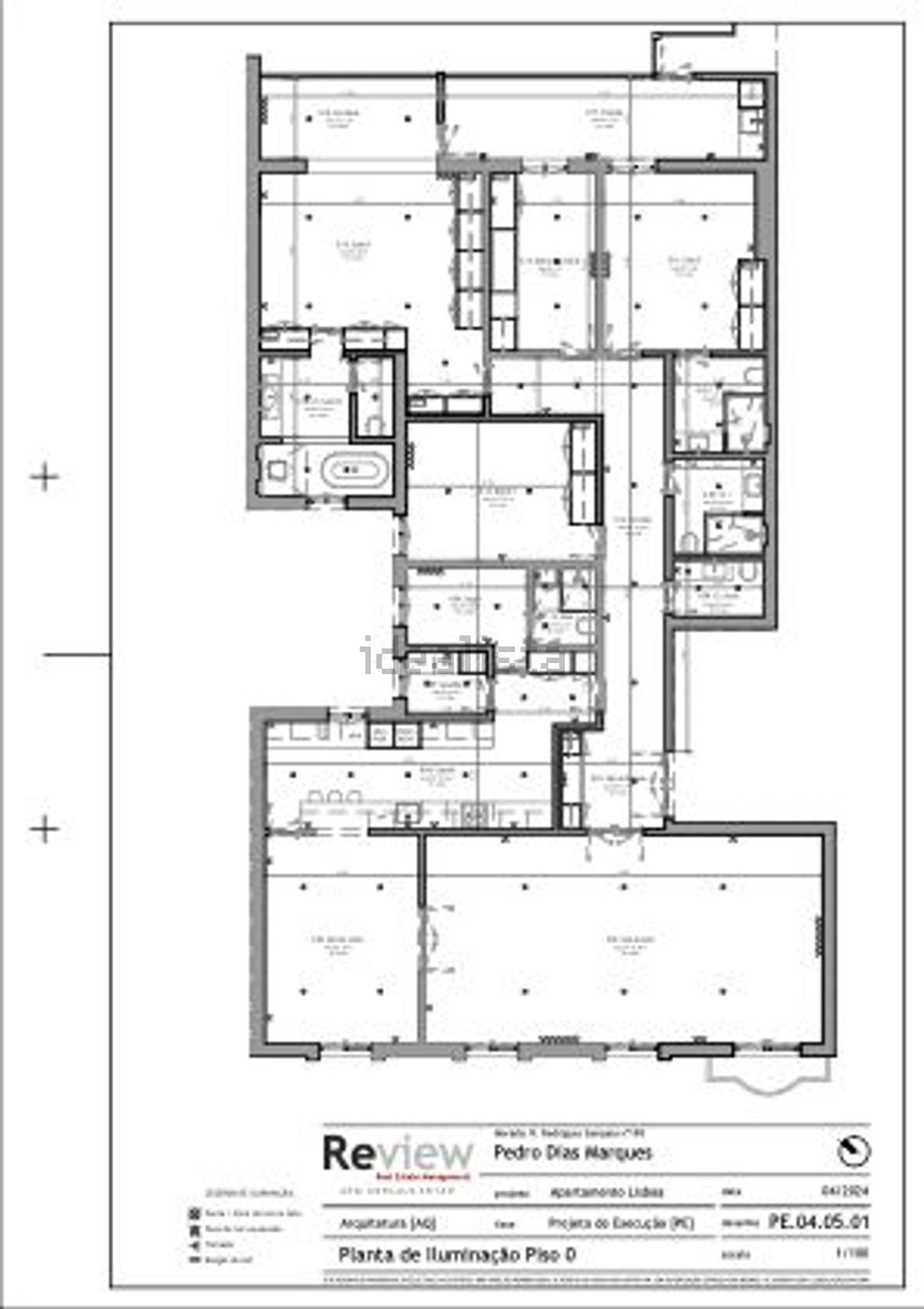 公寓 t5出售在Av. da Liberdade - Marquês de Pombal - 平面图