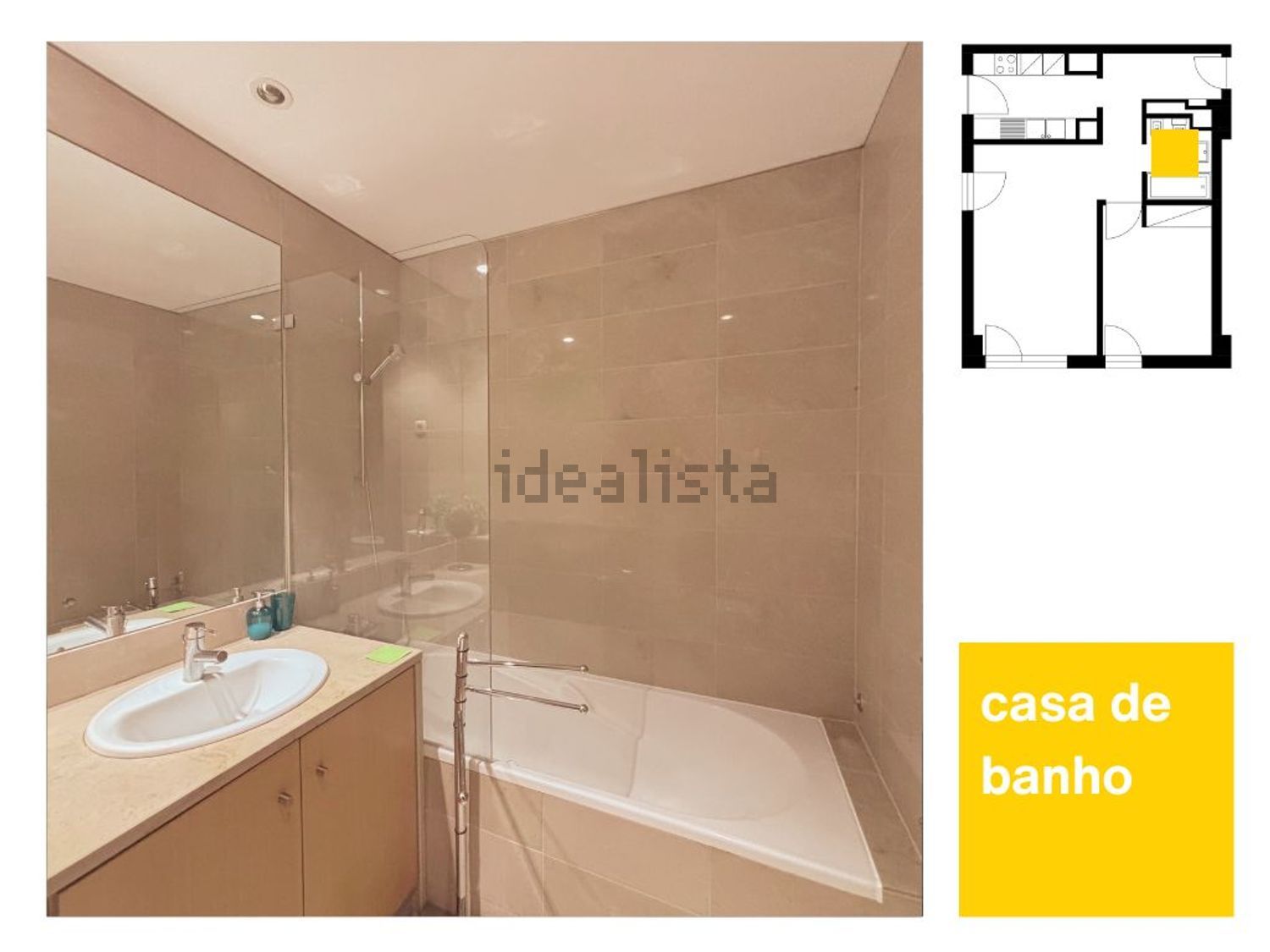 出租公寓 t1在Avenida Dom João II - 卫生间