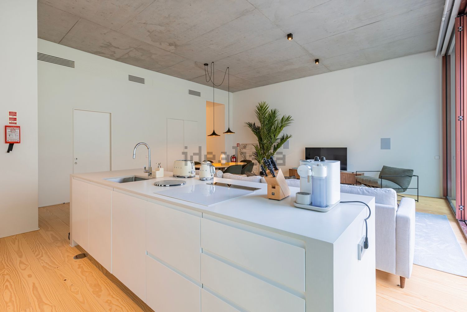 出租公寓 t2在Rua Capitão Leitão - 厨房