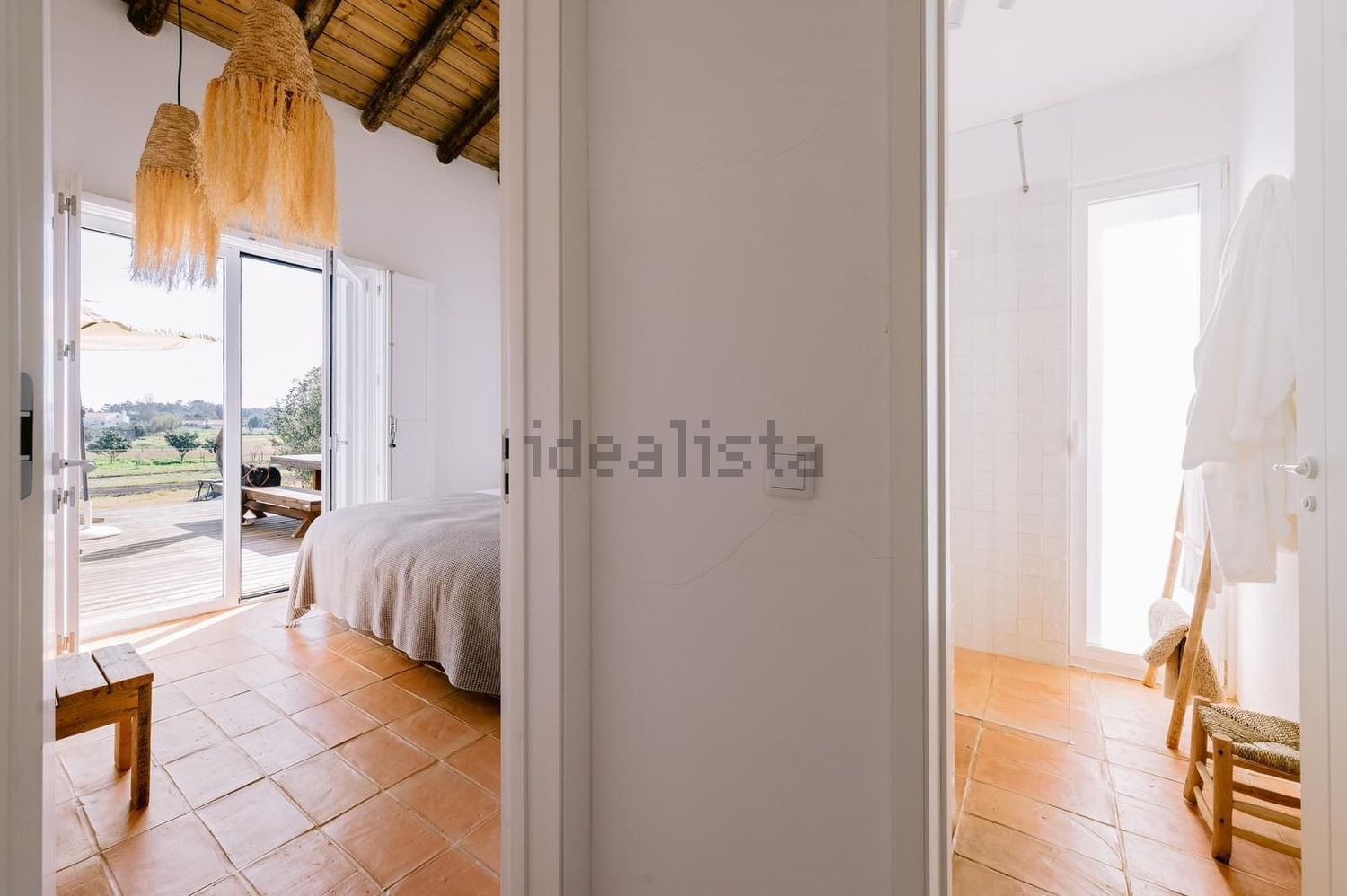 出租小楼房或独栋别墅在Largo do Canal - 卧室