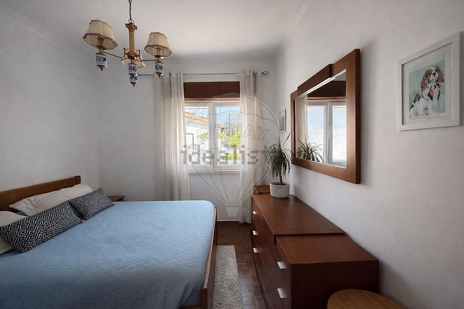 出租公寓 t1在Rua das Flores - 卧室