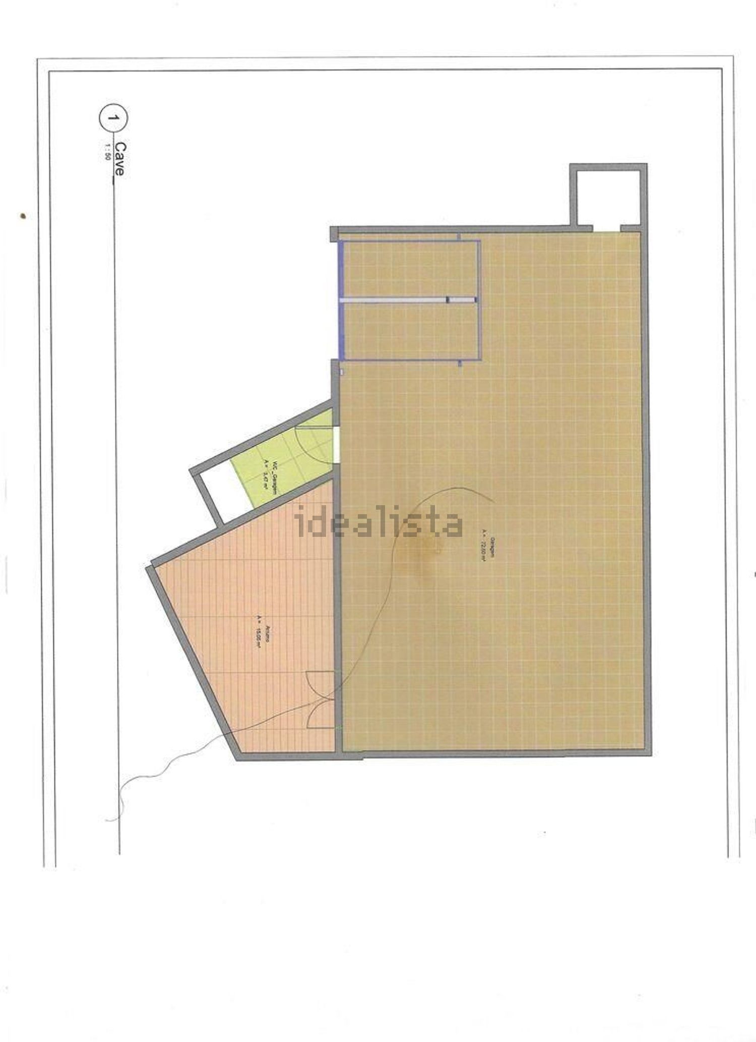 小楼房或别墅出售在Quinta de Asseca - Padre Nabeto - 平面图