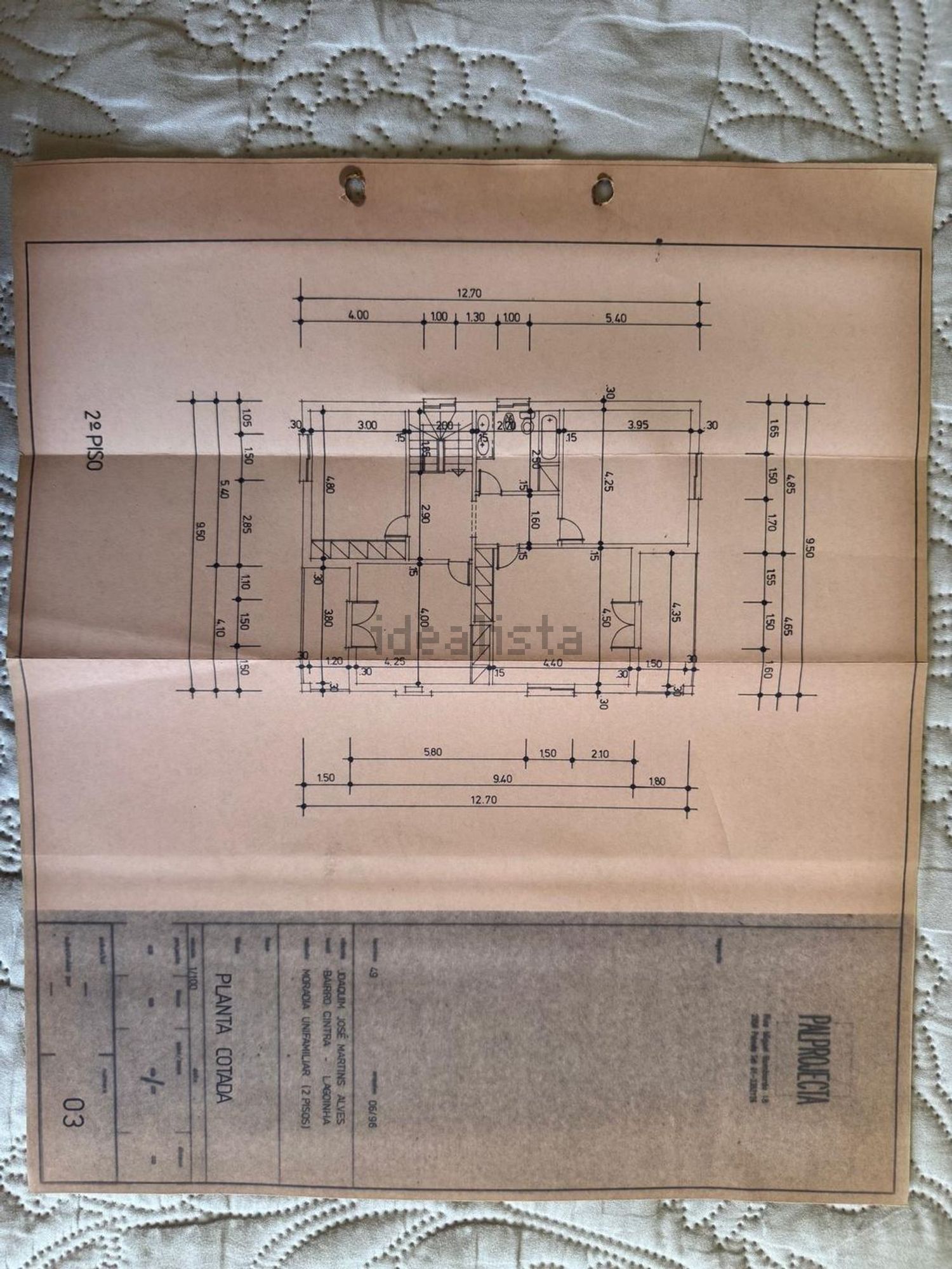 小楼房或独栋别墅出售在Lagoinha - Vale de Touros - 平面图