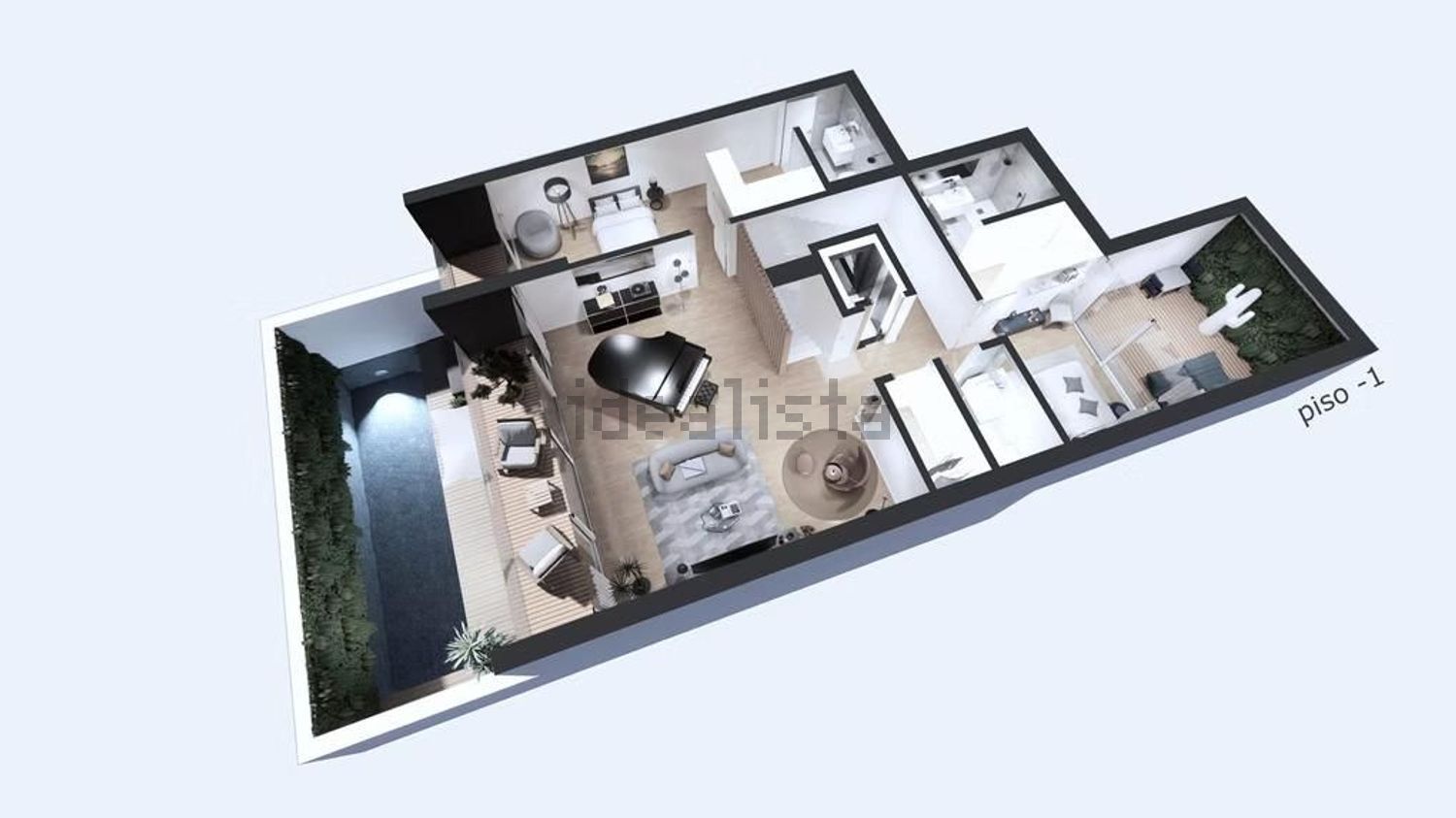 小楼房或独栋别墅出售在Rua Vieira da Silva - 平面图