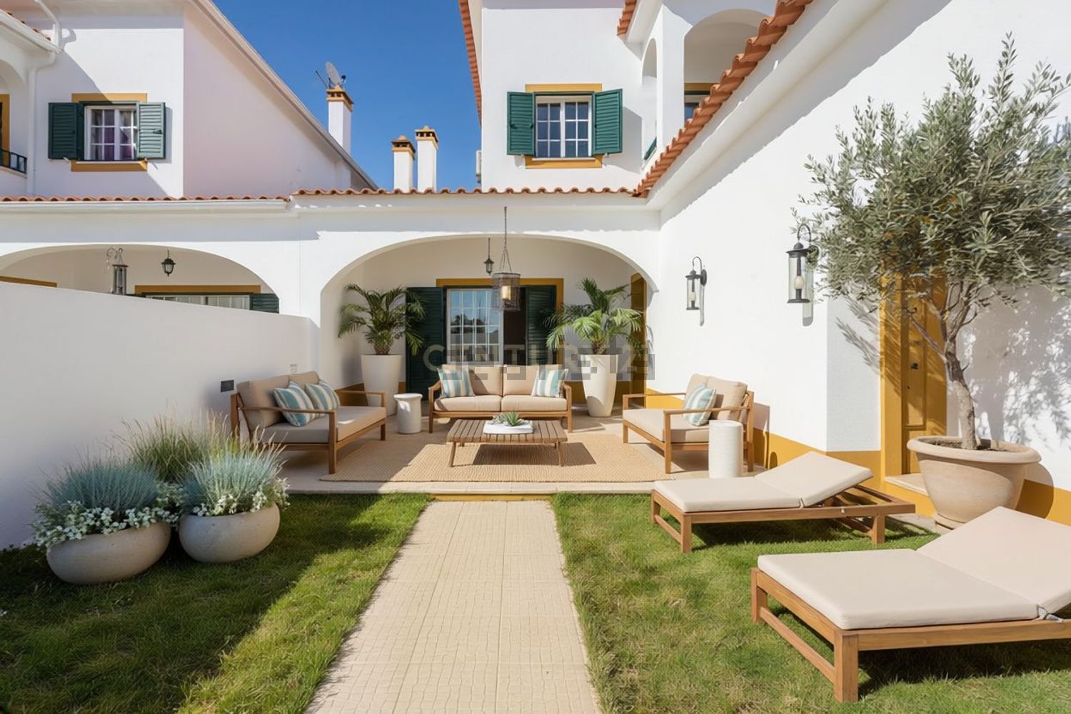 双拼别墅出售在Rua Fonte do Nico - 游泳池