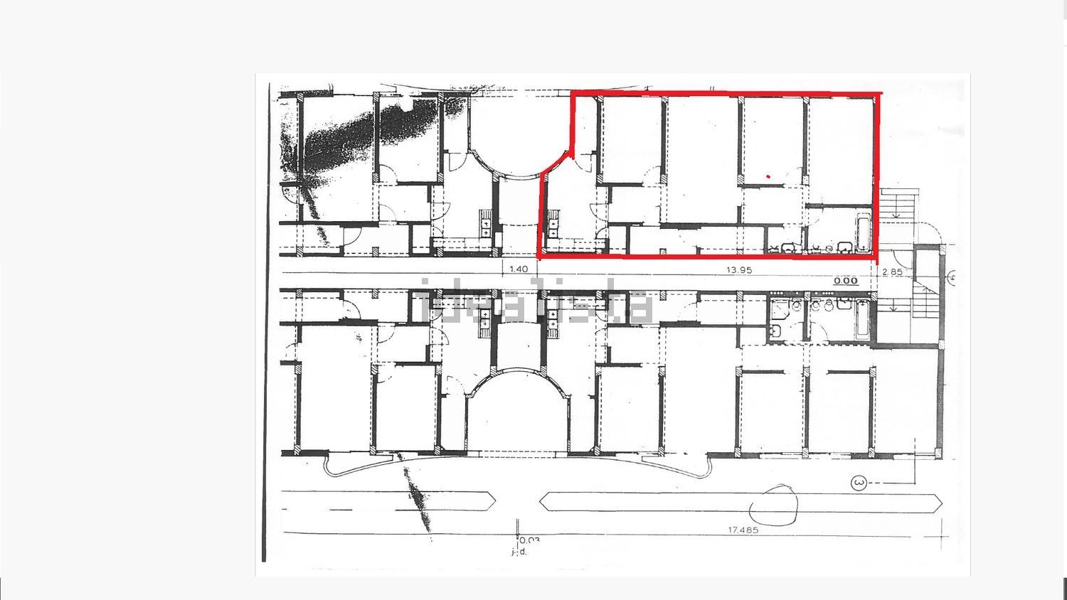 公寓 t3出售在Centro - 平面图