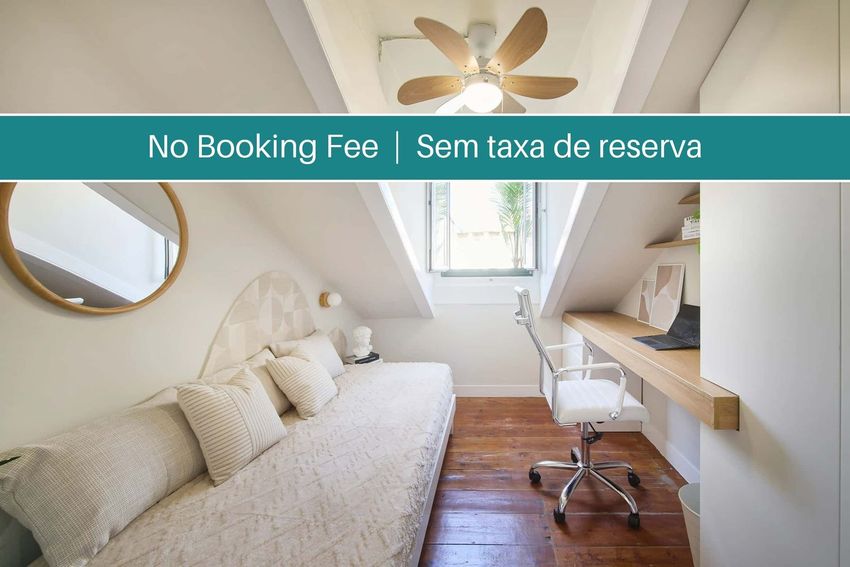 出租房间在Largo Vitorino Damásio, 2