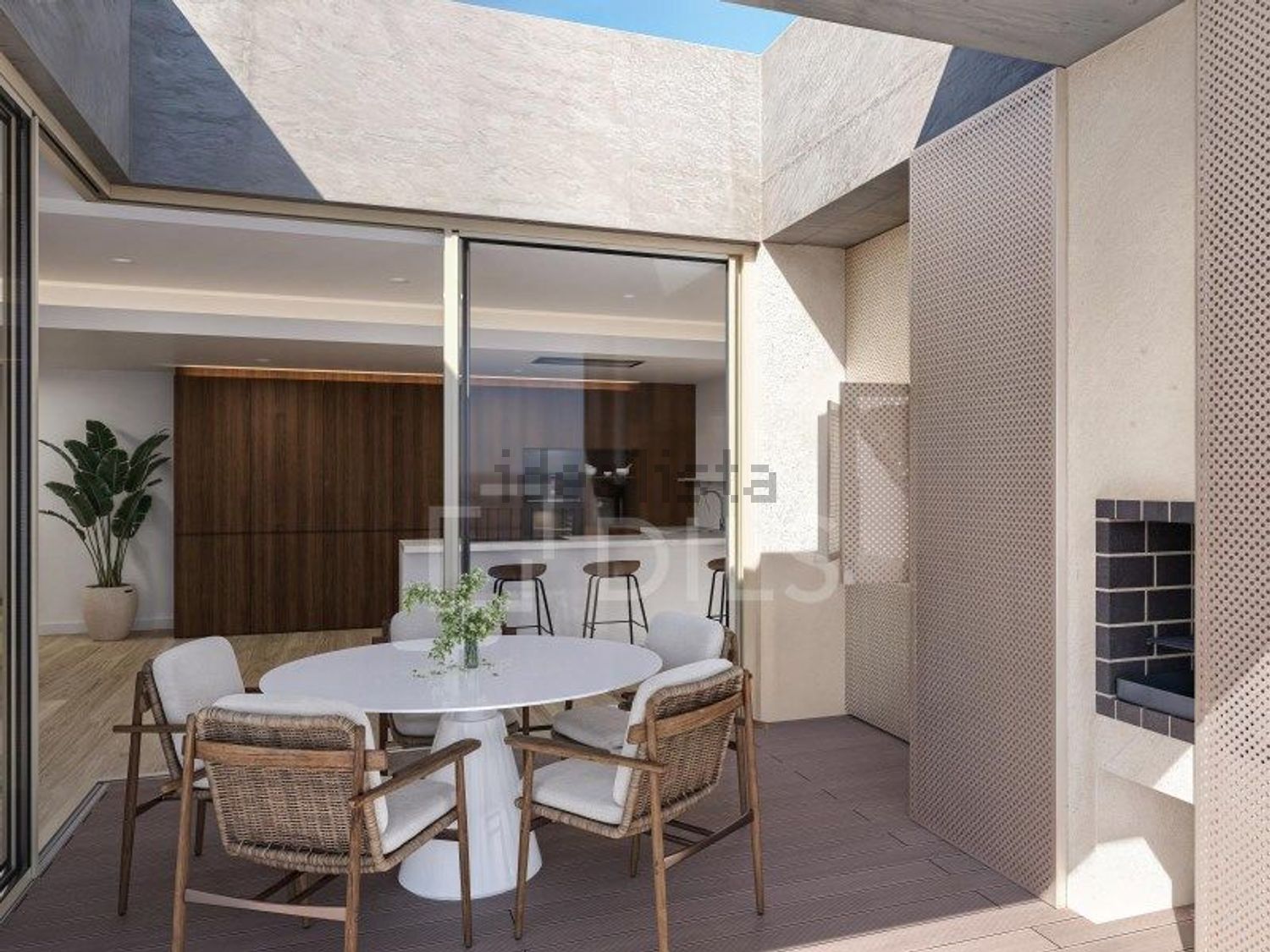 公寓 t1出售在Belas Clube Campo - 阳台