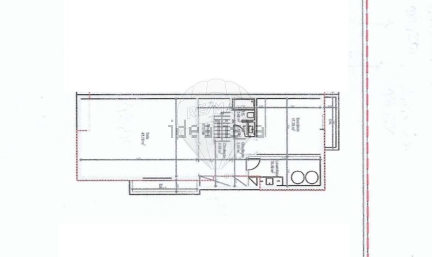 小楼房或独栋别墅出售在Rua Douro - 平面图