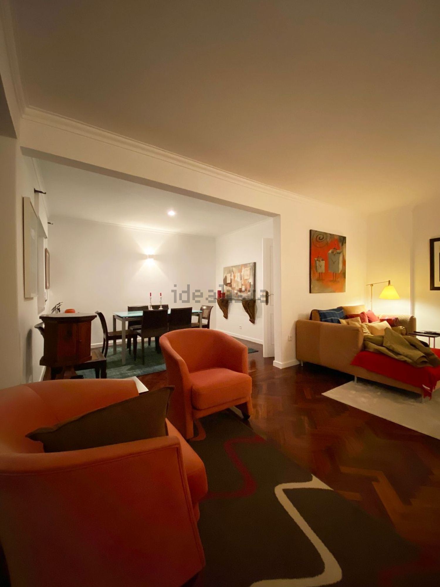 出租公寓 t2在Rua Laura Alves, 8 - 客厅