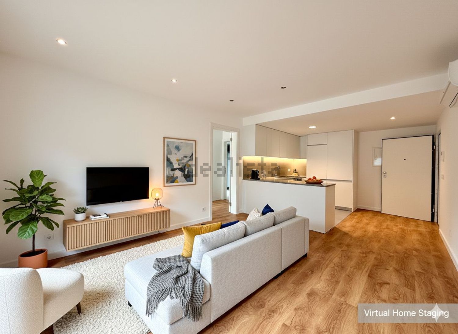 出租公寓 t2在Rua Artur Ferreira da Silva - 客厅