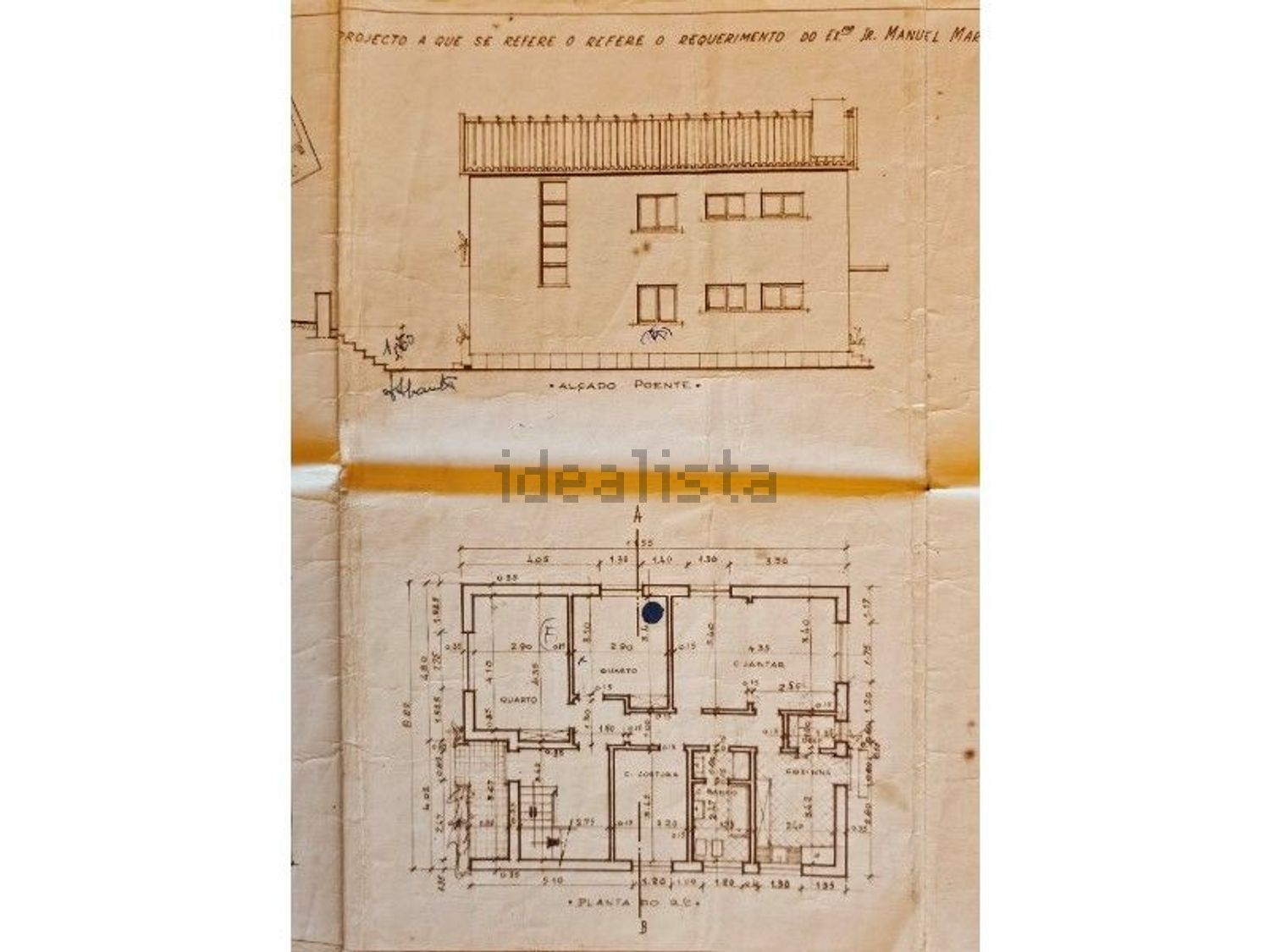 小楼房或独栋别墅出售在Rua Zambujal, 263 a - 平面图
