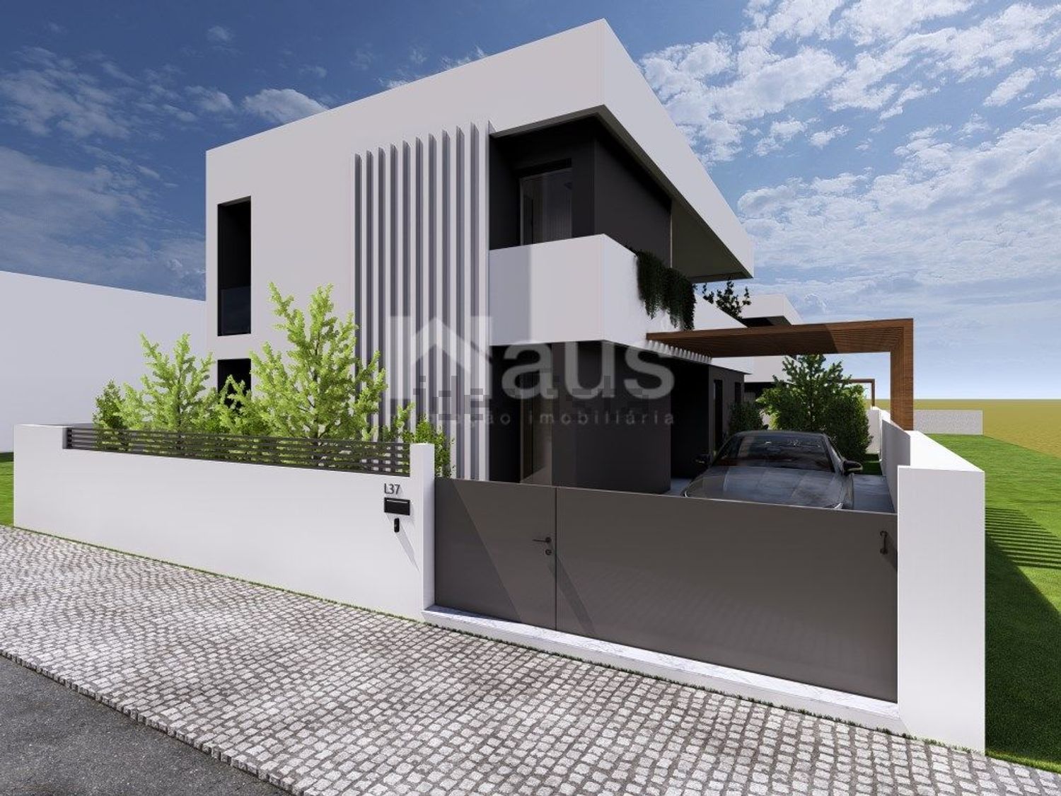 双拼别墅出售在Rua da Igreja - 外立面