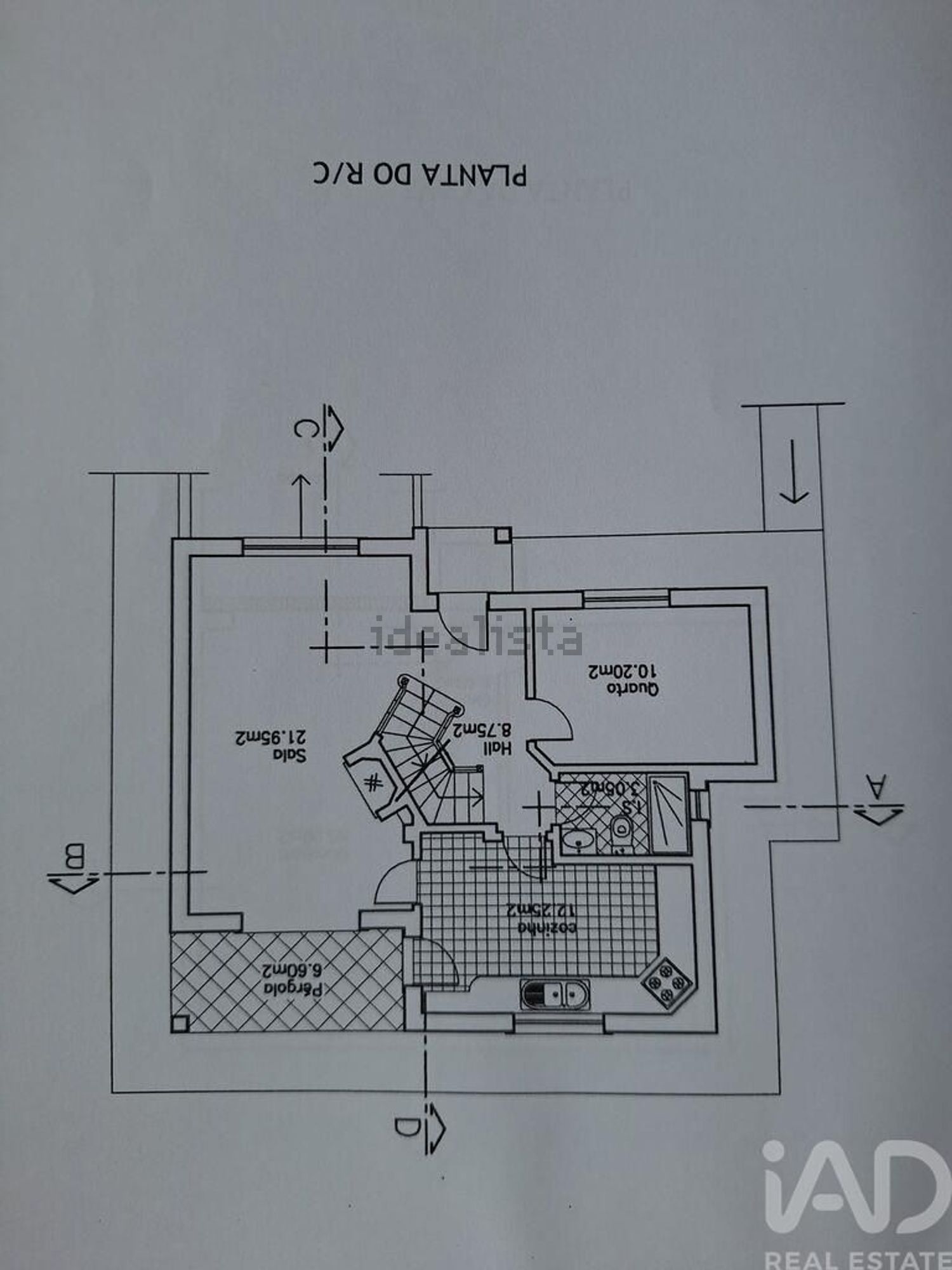小楼房或独栋别墅出售在Santo Isidoro - 平面图