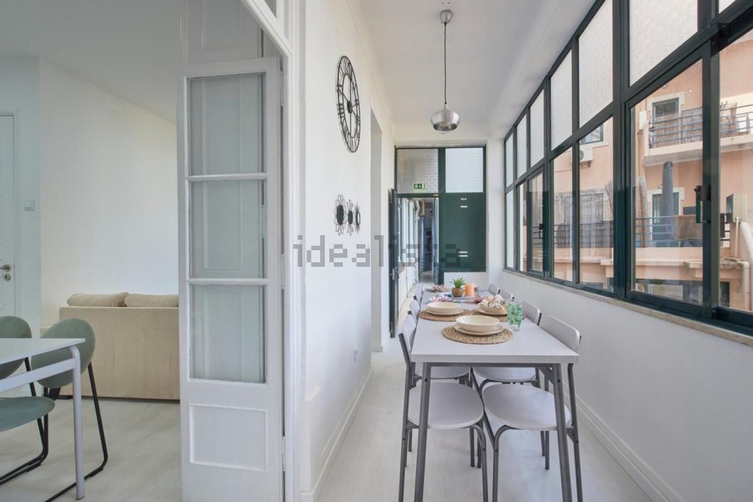 出租房间在Rua Castilho - 过道