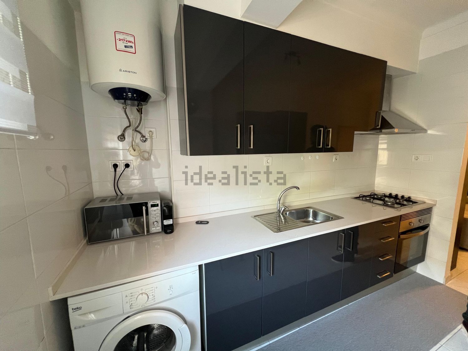 出租公寓 t1在Avenida de Pangim, 26 - 厨房