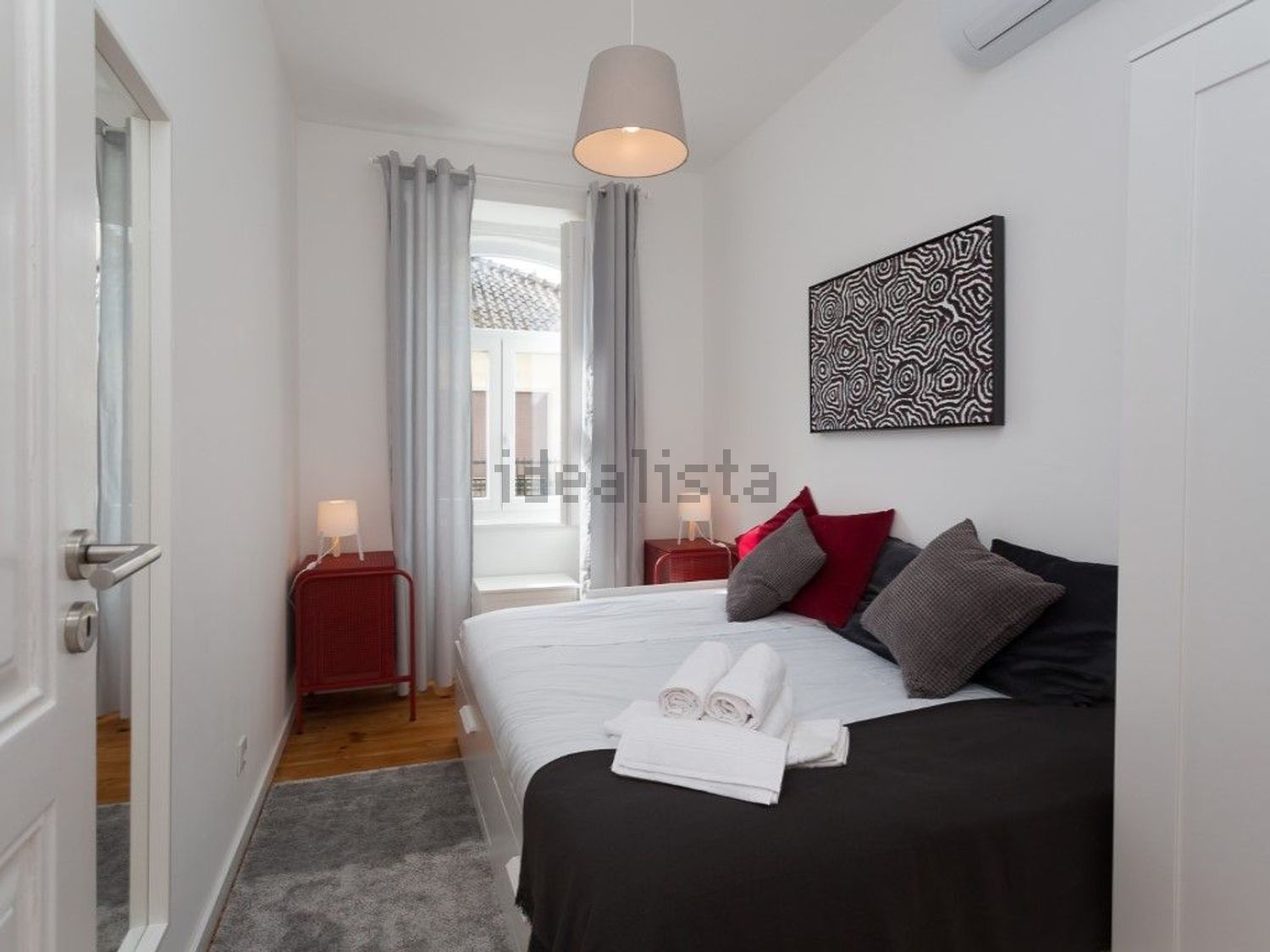 出租公寓 t2在Rua Francisco Rodrigues Ferreira, 7 - 卧室