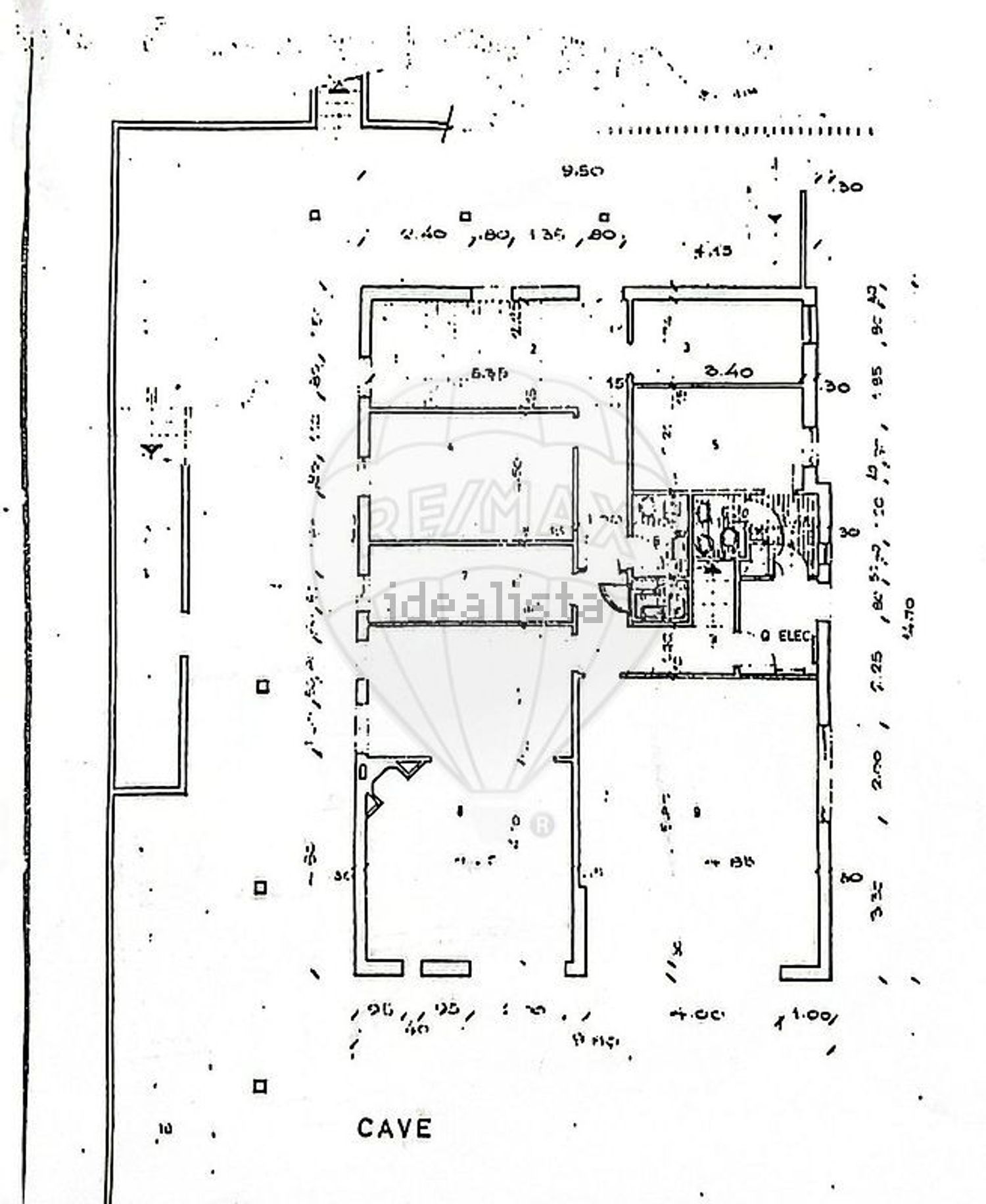 小楼房或独栋别墅出售在Rua da Quinta das Palmeiras - 平面图