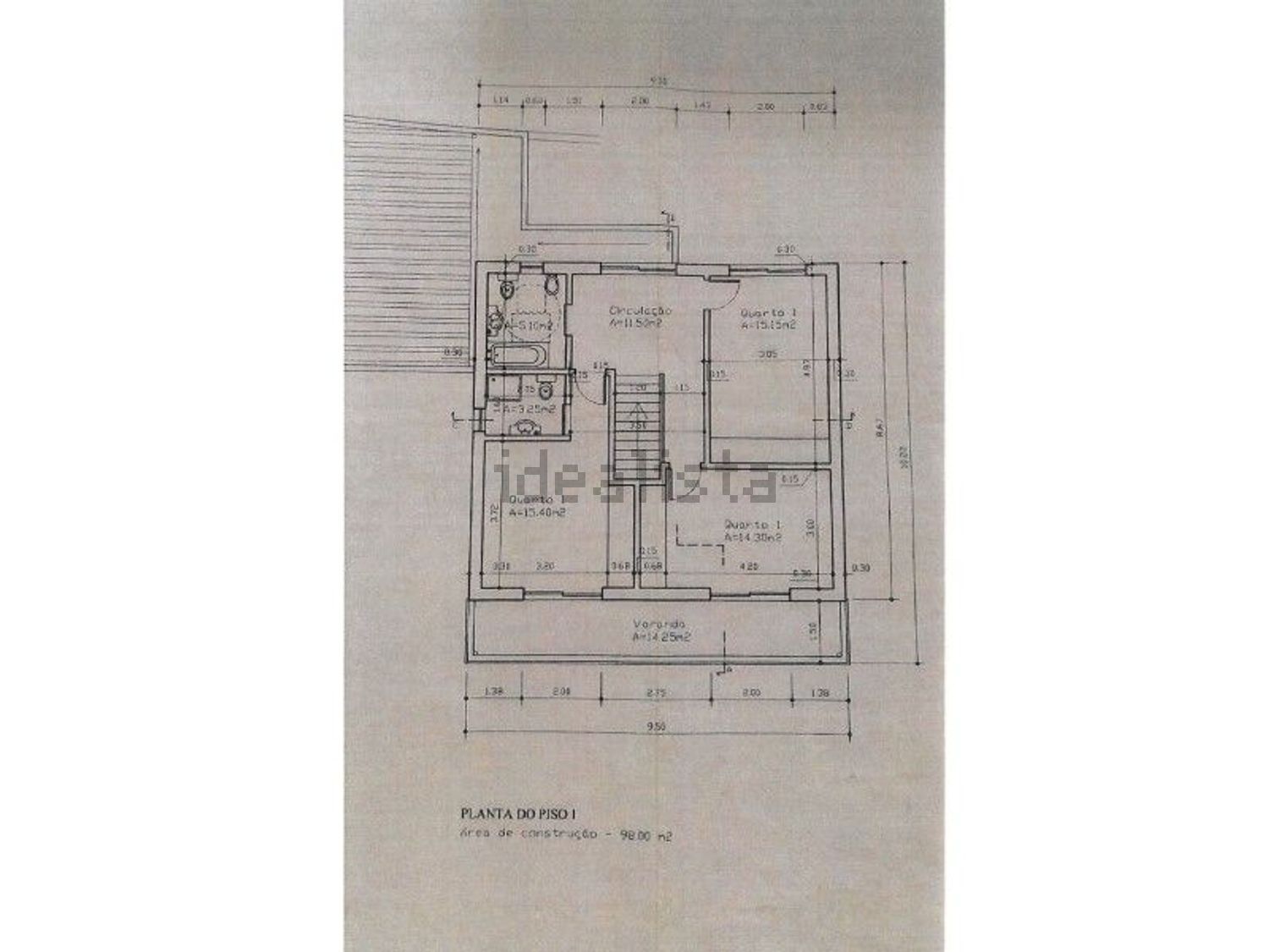 小楼房或独栋别墅出售在Santa Bárbara - 平面图