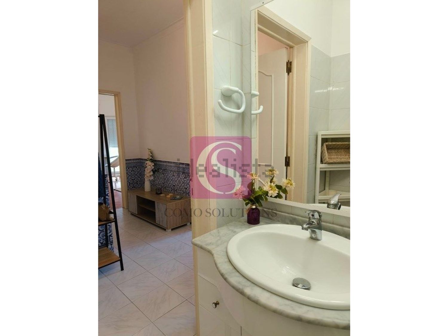 出租公寓 t1在Rua Santo Eloy, 37 - 卫生间