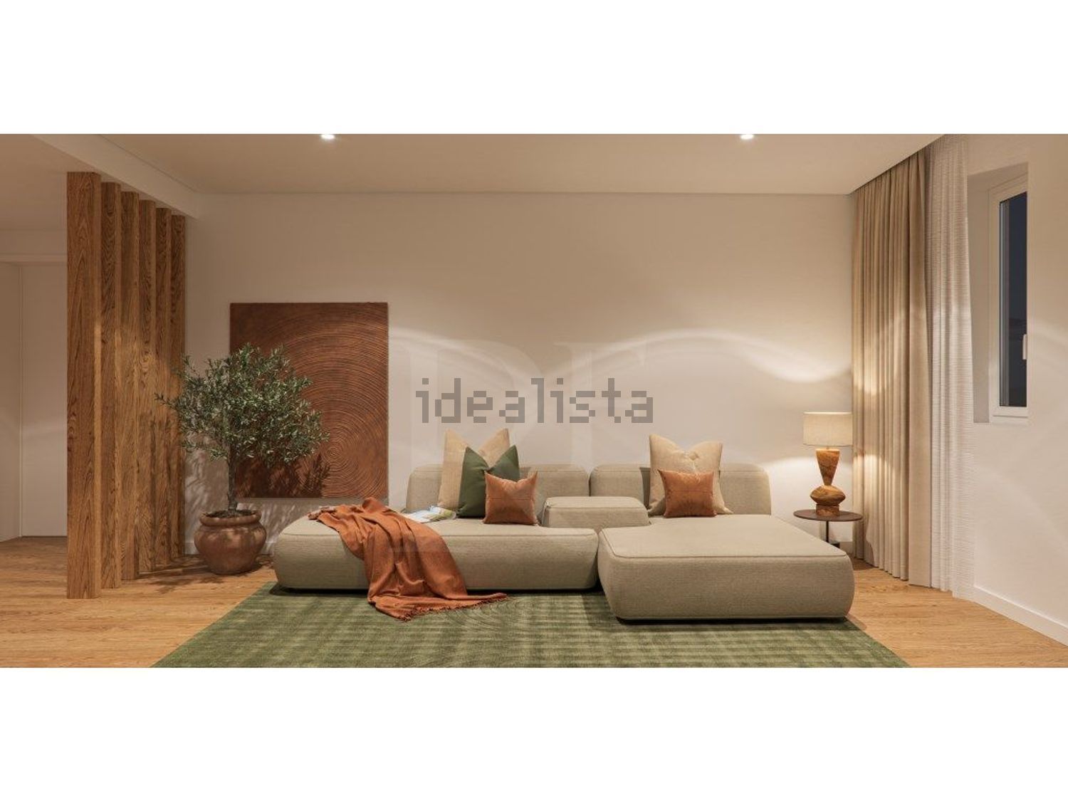 公寓 t2出售在Bairro dos Actores - Barão Sabrosa - 客厅