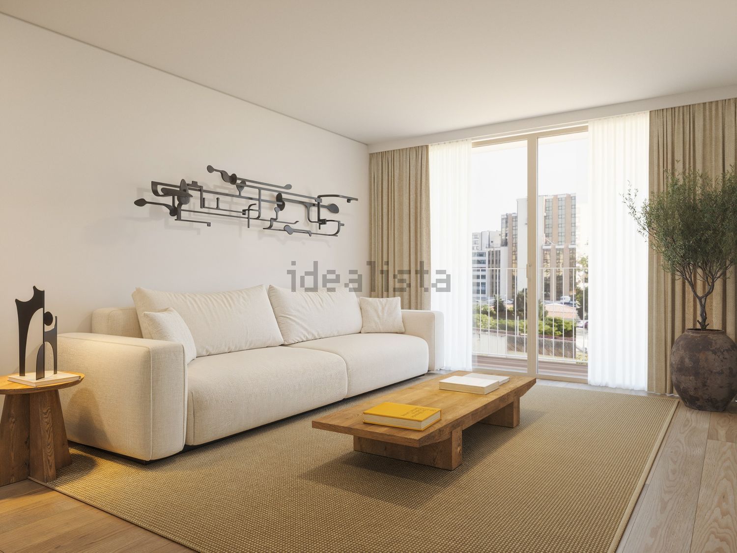 公寓 t3出售在Alameda das Linhas de Torres, 20 - 客厅